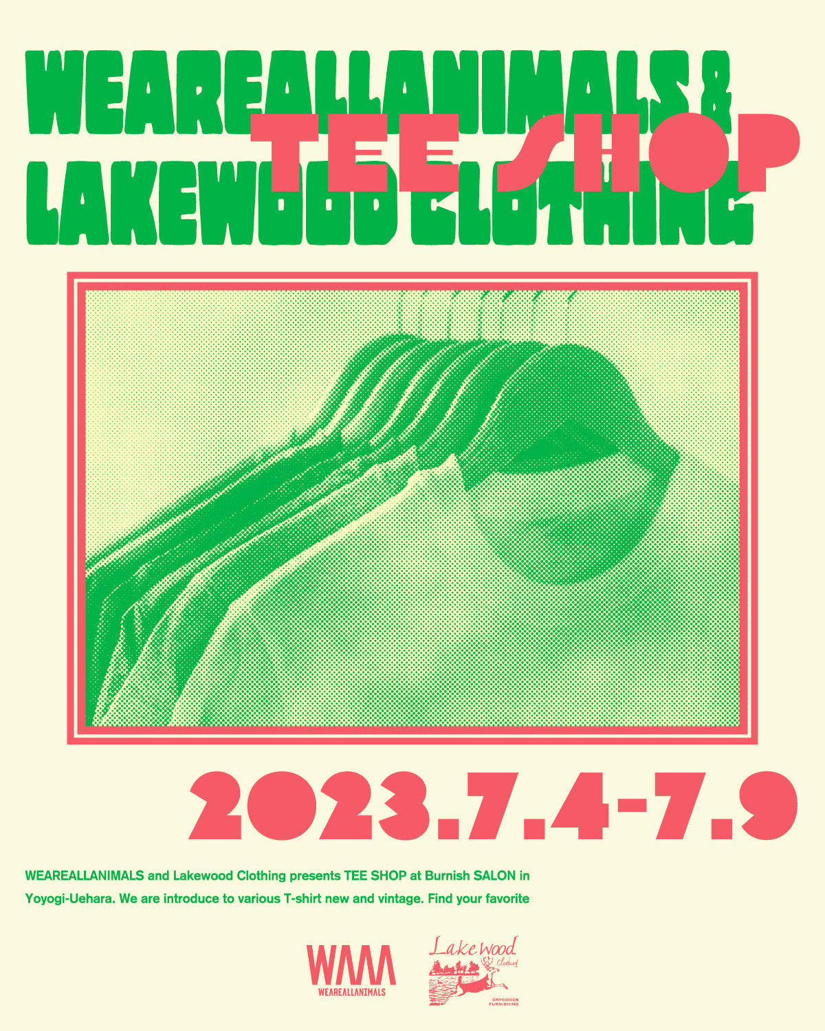 WEAREALLANIMALS AND LAKEWOOD CLOTHING TEE SHOP Lakewood Clothing