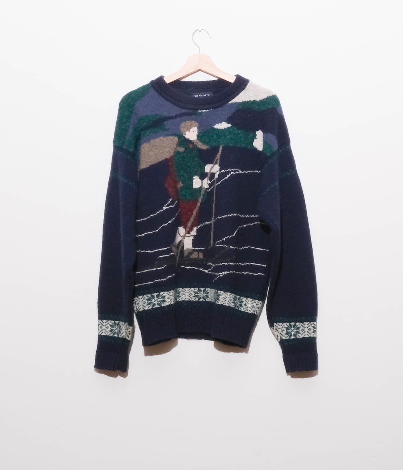 90's GANT Wool Sweater (Navy)