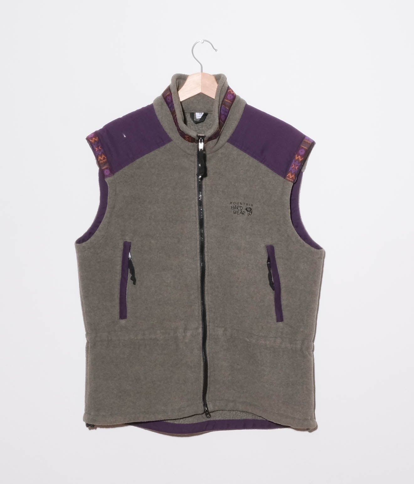 90's MOUNTAIN HARD WEAR Fleece Vest (Gray/Purple)