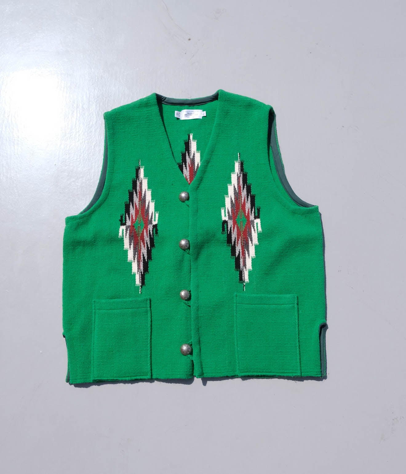 TRUJILLO'S for Lakewood Clothing CHIMAYO VEST (Green)