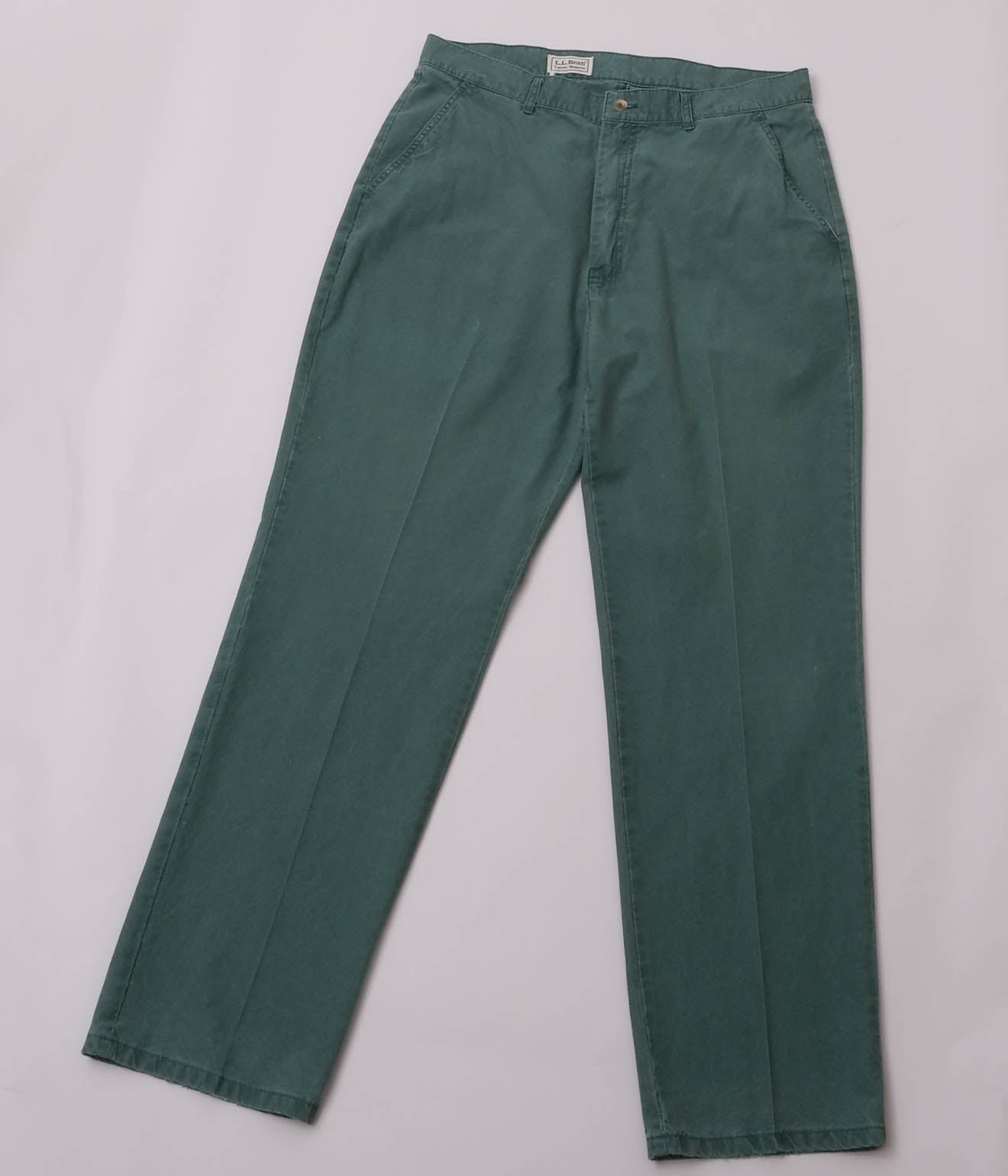 80's L.L.Bean Cotton Slacks(Green)