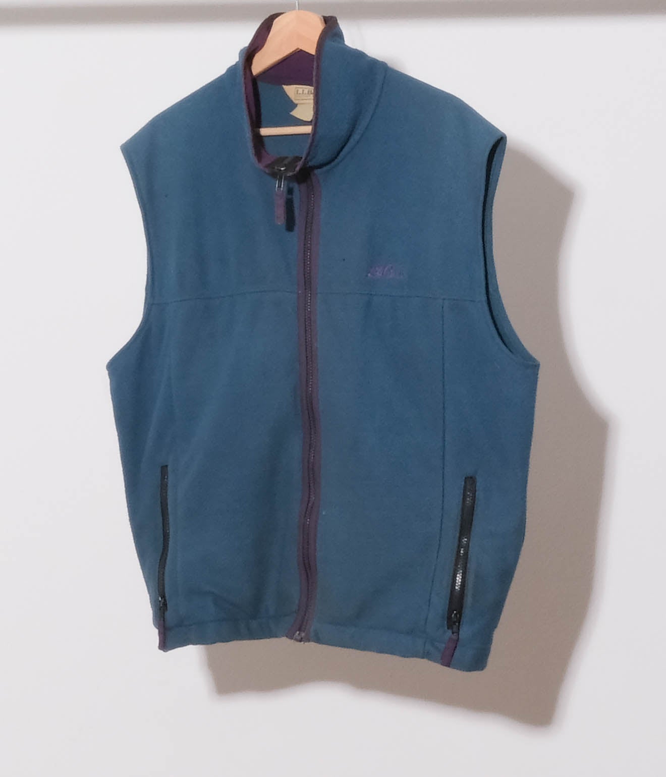 90's L.L.Bean Fleece Vest (Green)