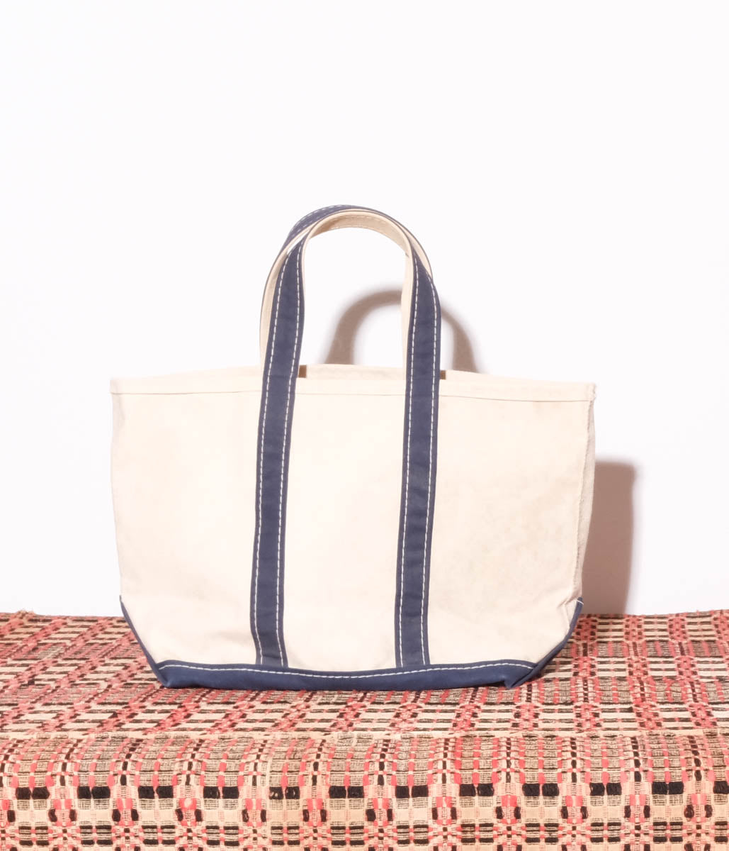 90's L.L.Bean Tote Bag (Natural×Navy)