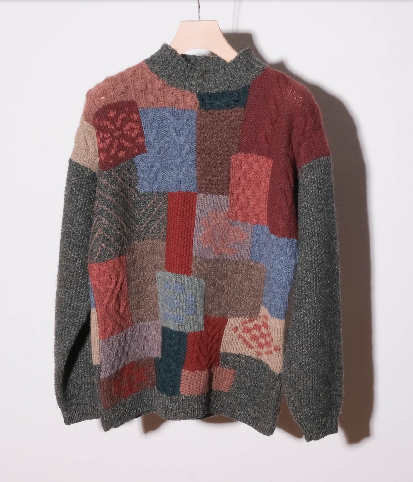 90's Eddie Bauer Patchwork Sweater (Multi)
