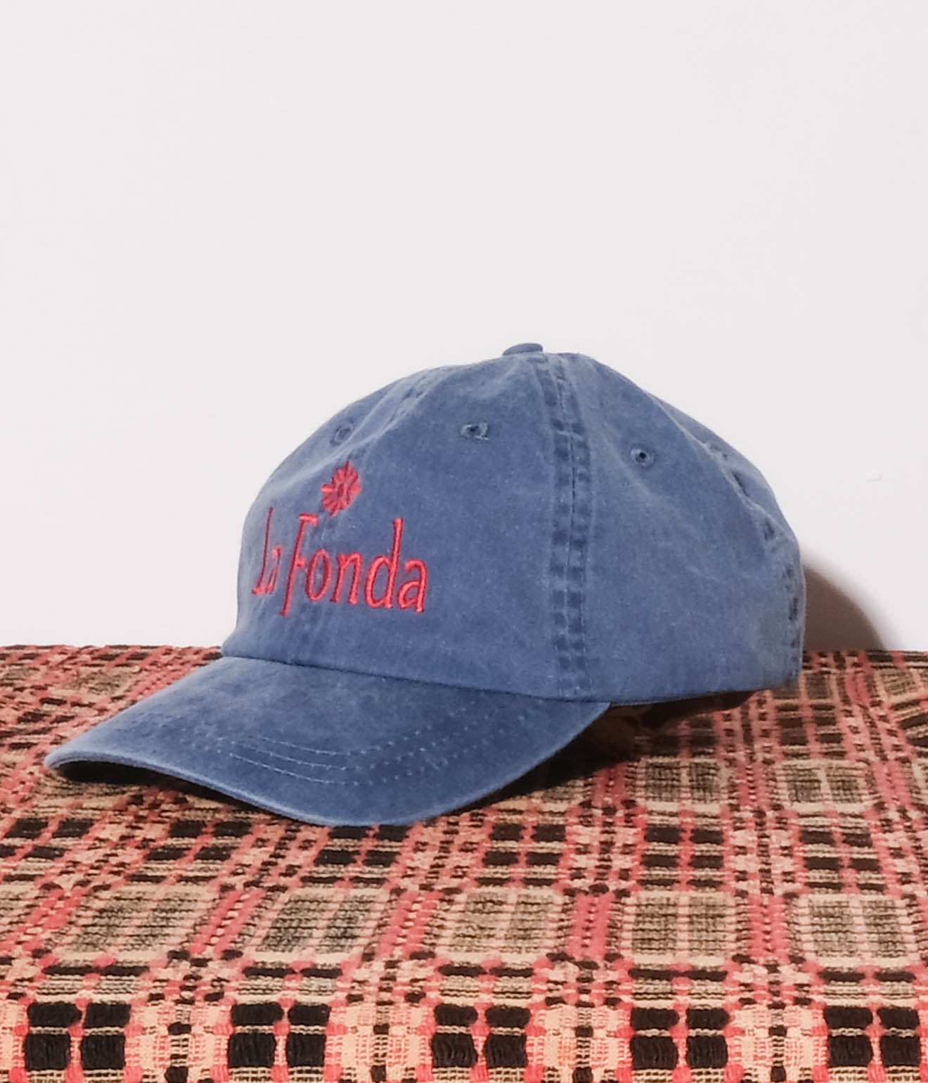 Souvenir Goods "La Fonda Hotel Cap" (Navy×Red)