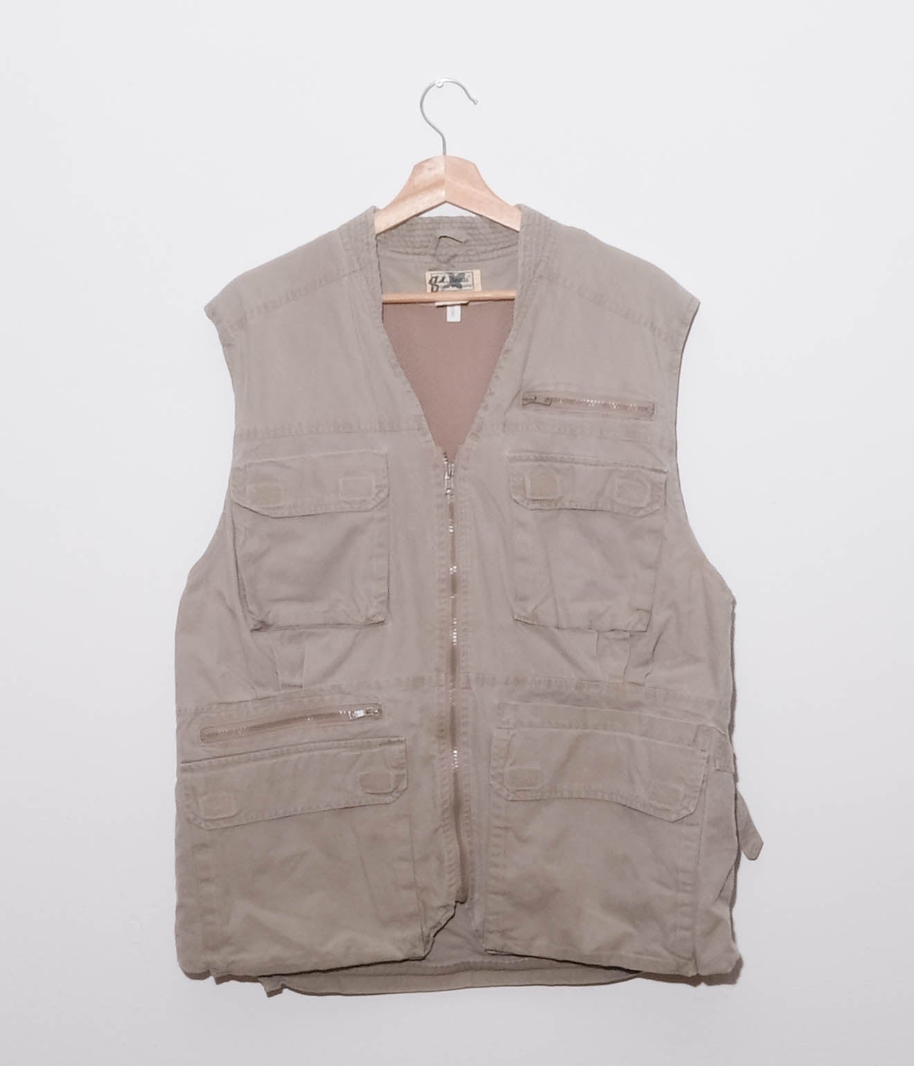 80's L.L.Bean Tropic Weights Fishing Vest (Beige)