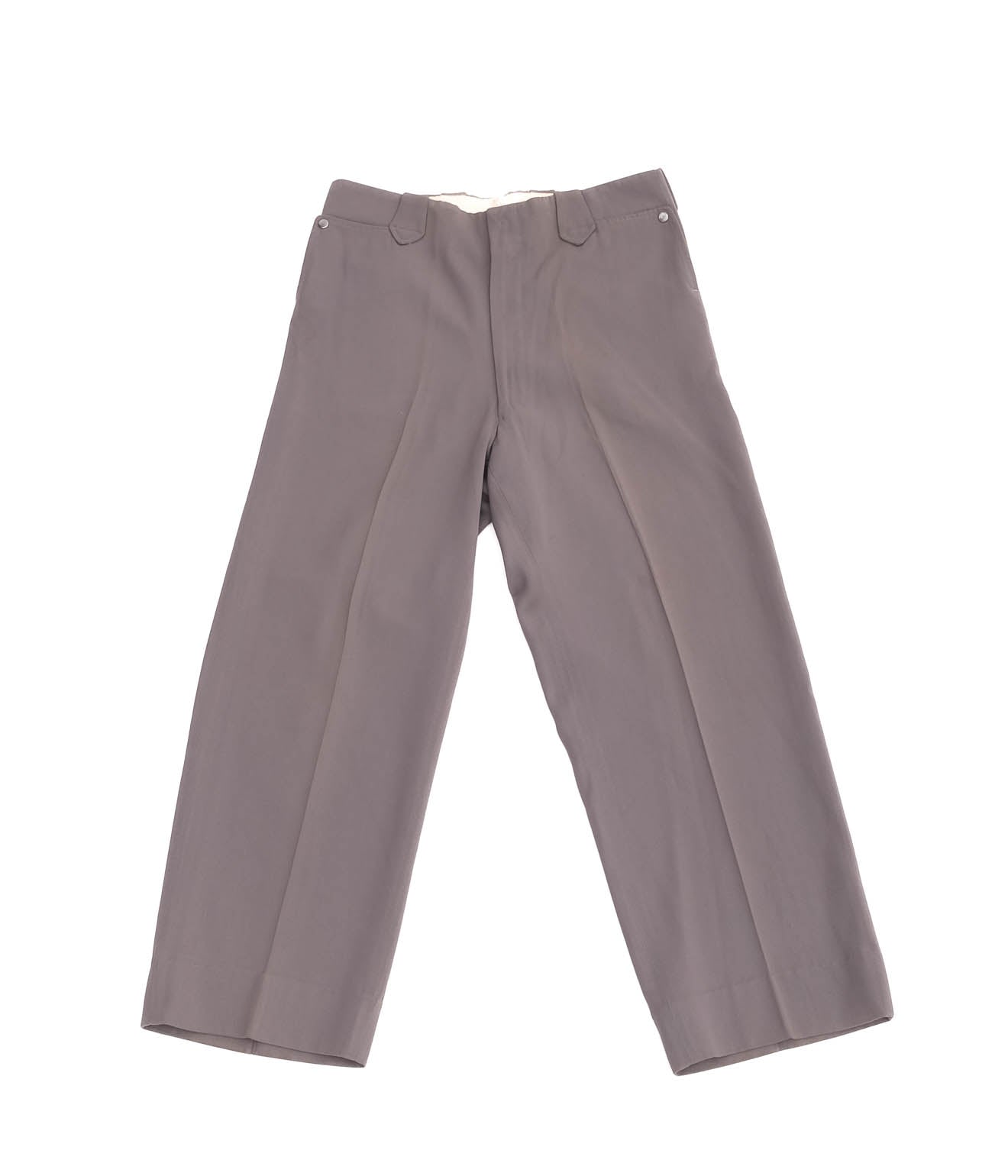 1960's Swell Set Trousers  Wool Gabadine Western Pants (Grey)