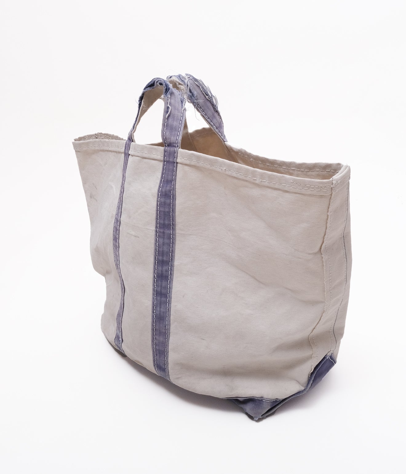 70's L.L.Bean Tote Bag (Natural×Navy)