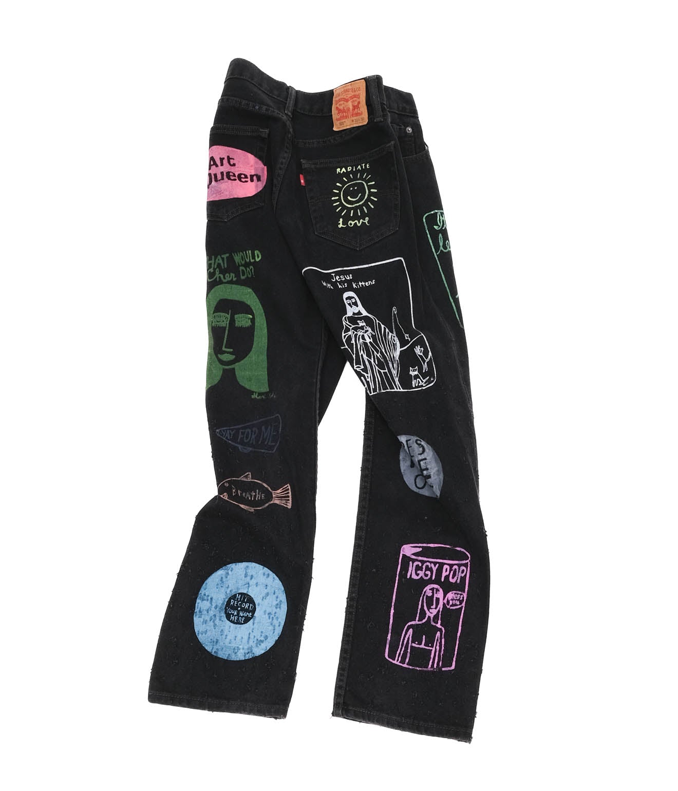 TOTALLY BLOWN "Sharly Elf Jeans" (Black)