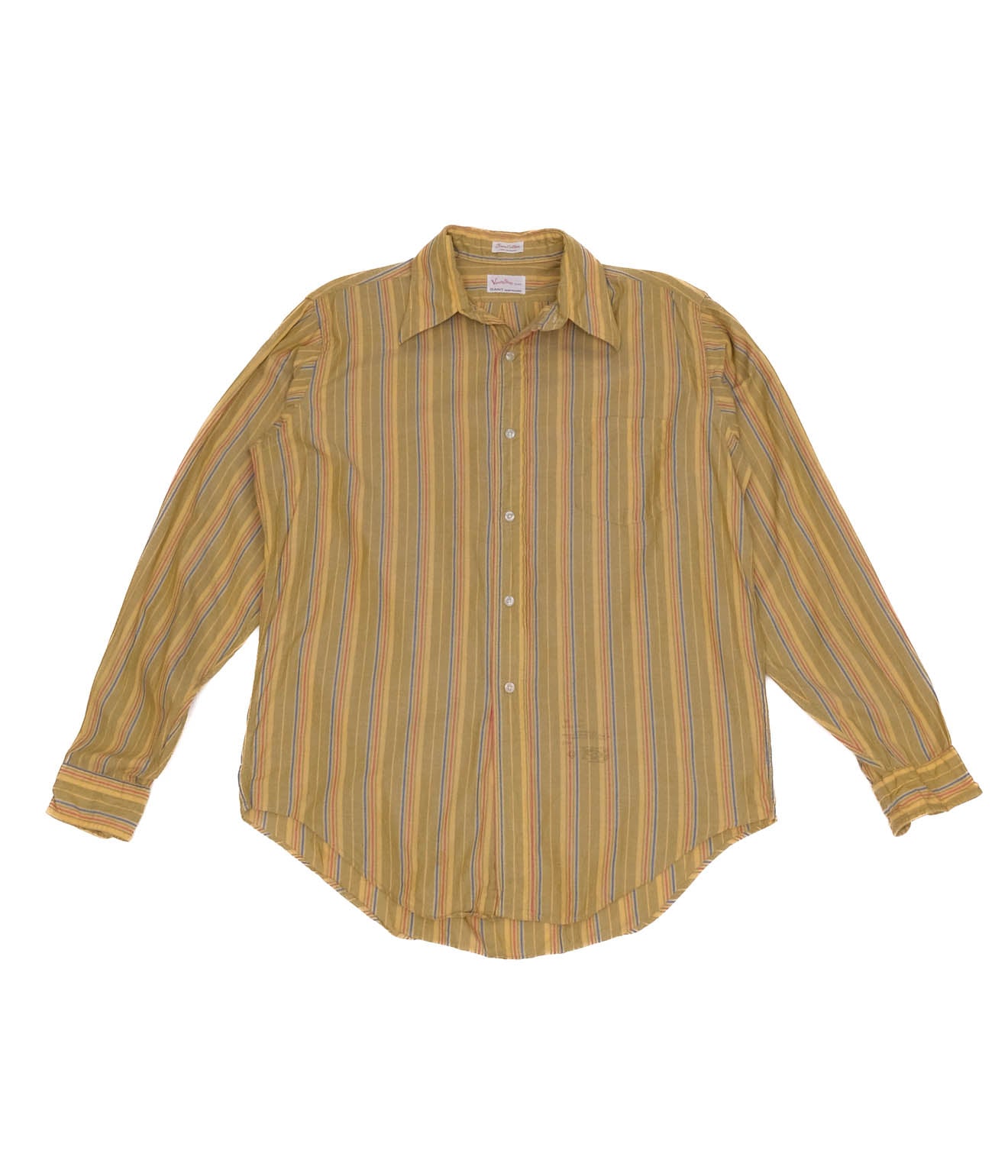 60's GANT Stripe Shirt (Yellow Stripe)