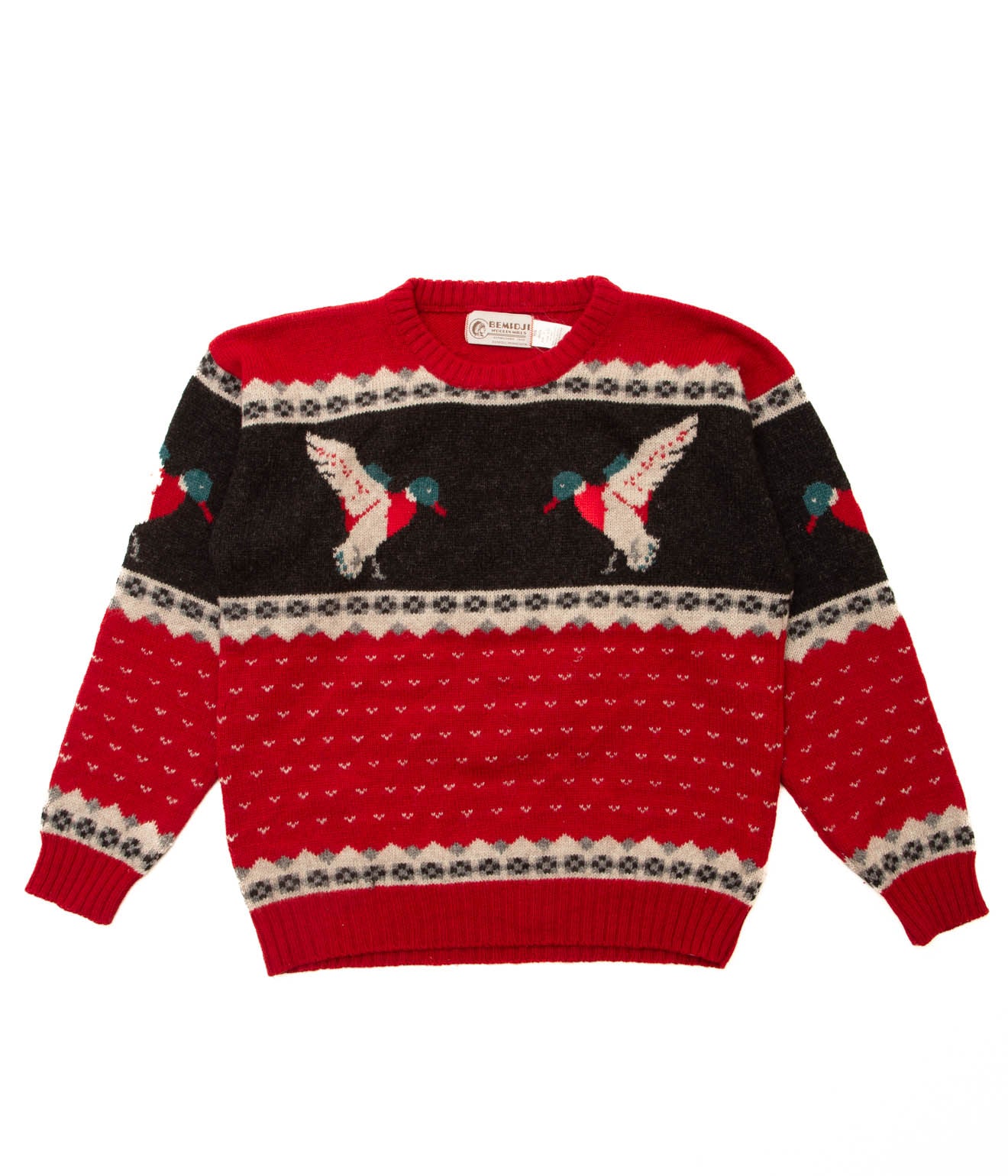 80's Bemidji Woolen Mills Bird Sweaters (Red)