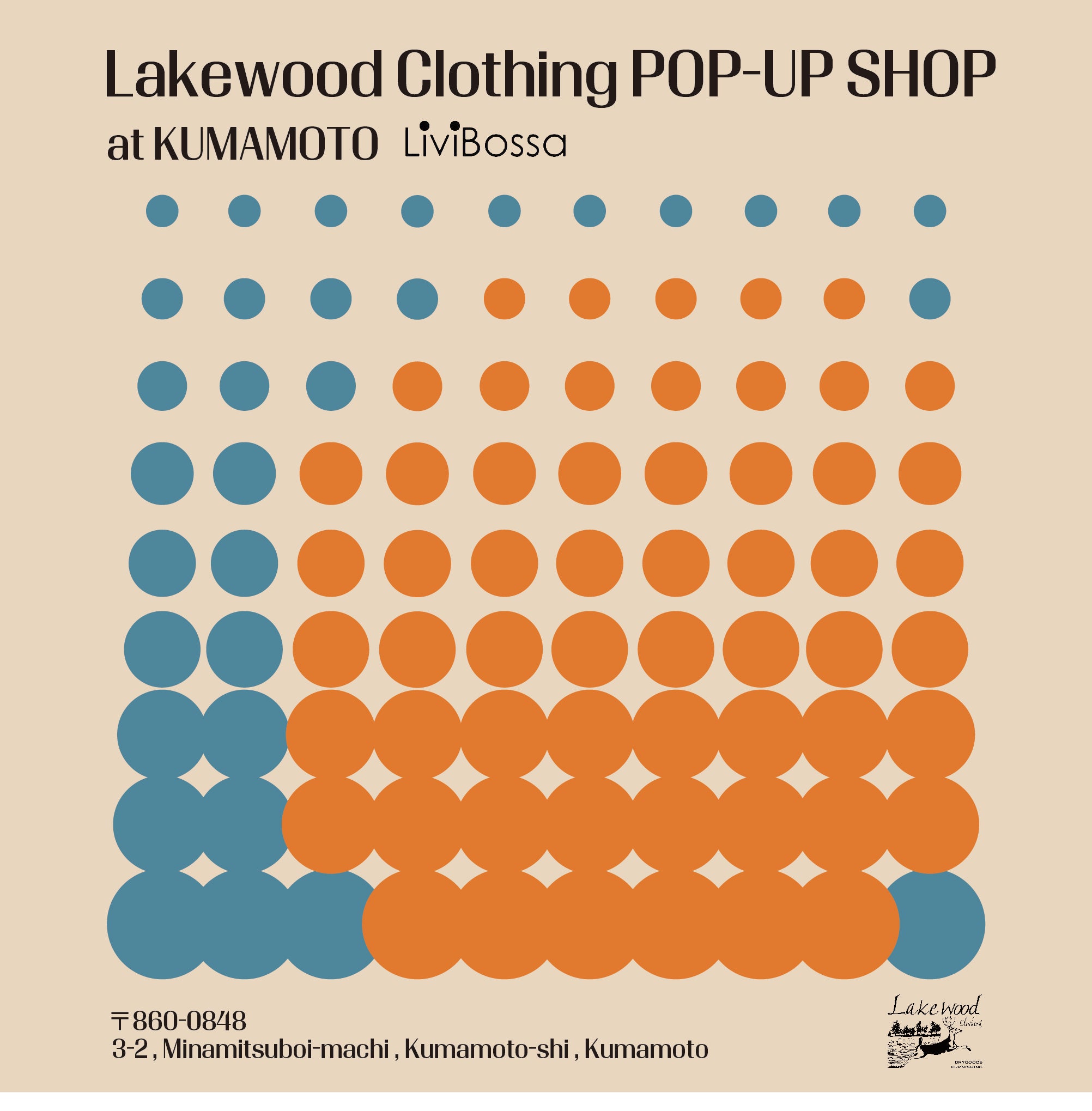 "Lakewood Clothing" POP-UP SHOP IN KUMAMOTO