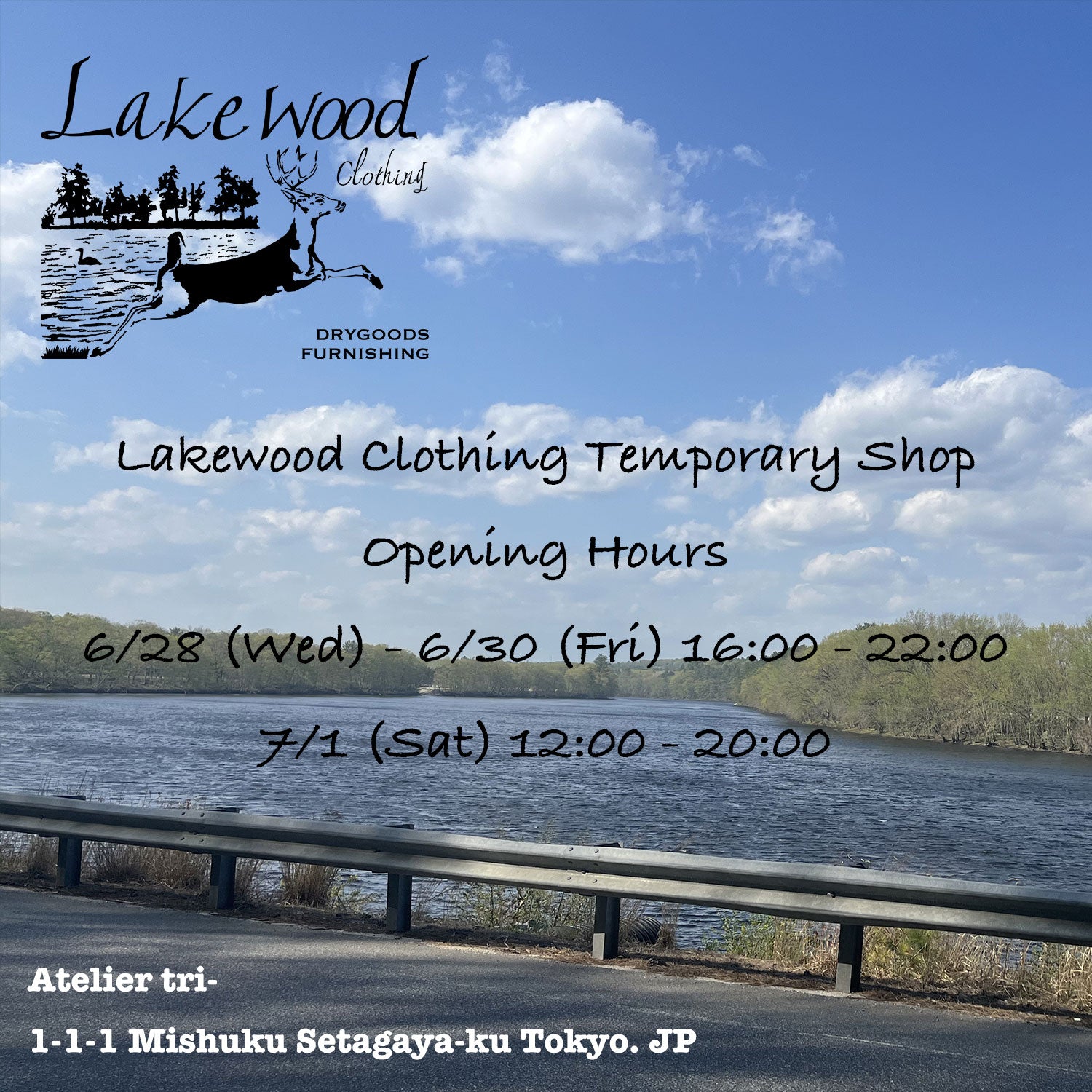 Lakewood Clothing Temporary Shop @ Atlier tri- "Misyuku"