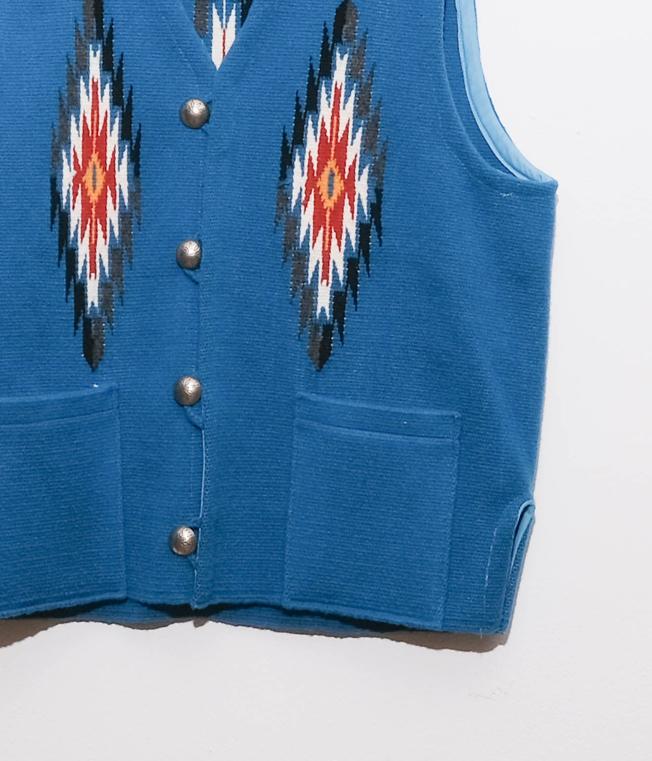 TRUJILLO'S for Lakewood Clothing CHIMAYO VEST (Turquoise)
