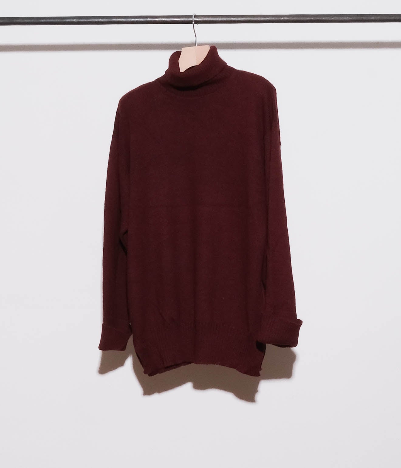 Turtleneck Alpaca Sweaters (Bordeaux)