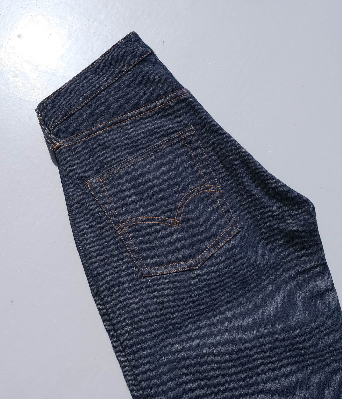 LEVI’S 502-0117 BigE 濃紺　42talon w31 60's DEAD STOCK with FLASHER 