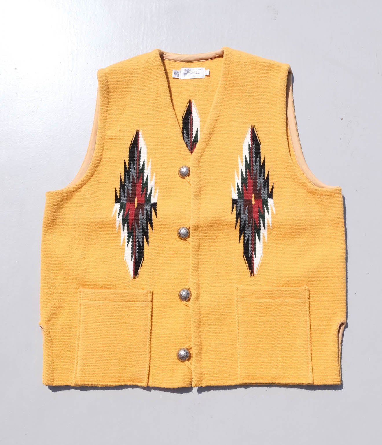 TRUJILLO'S for Lakewood Clothing CHIMAYO VEST (Yellow)