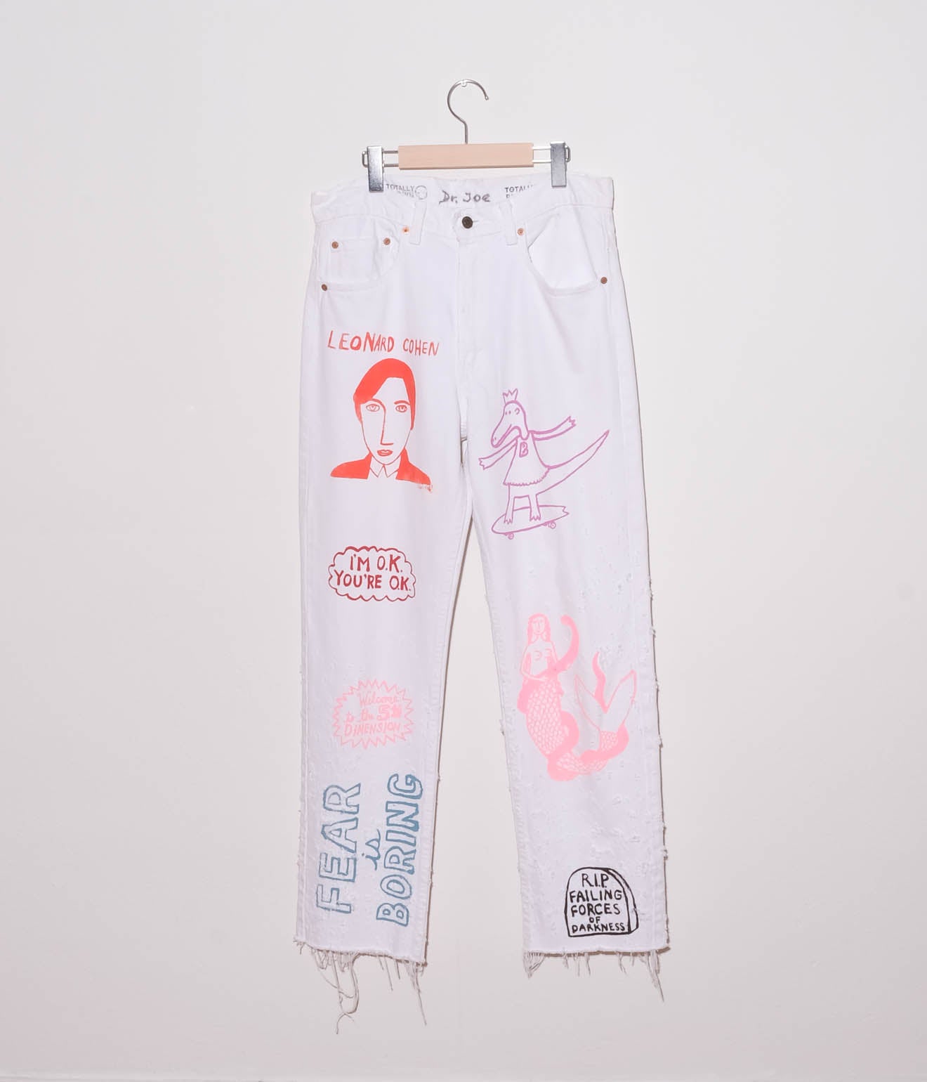 TOTALLY BLOWN "Sharly Elf Jeans" (White)