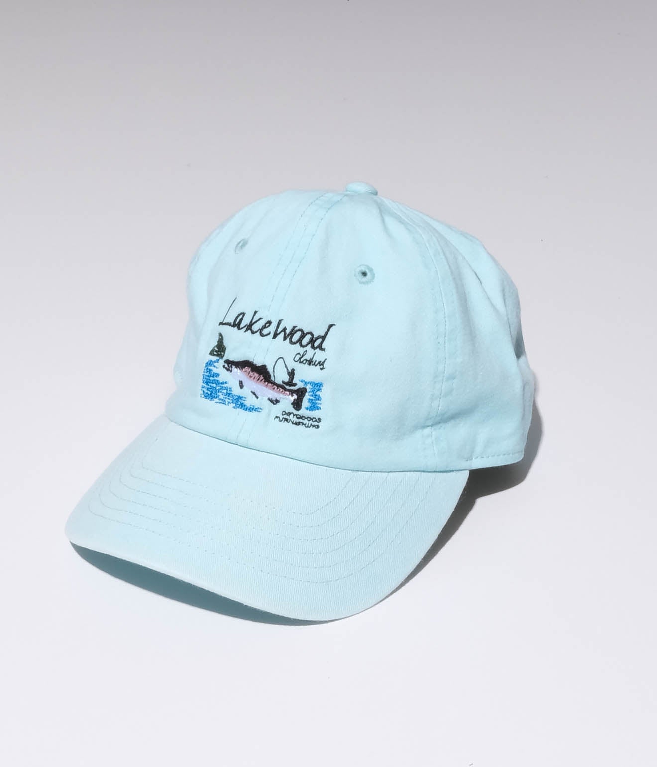 Souvenir Goods "Lakewood Clothing Fish Souvenir Cap" (Aqua)