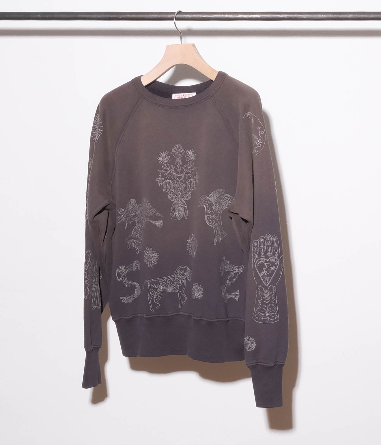 Samuel Zelig "Willson Crewneck" (Charcoal)