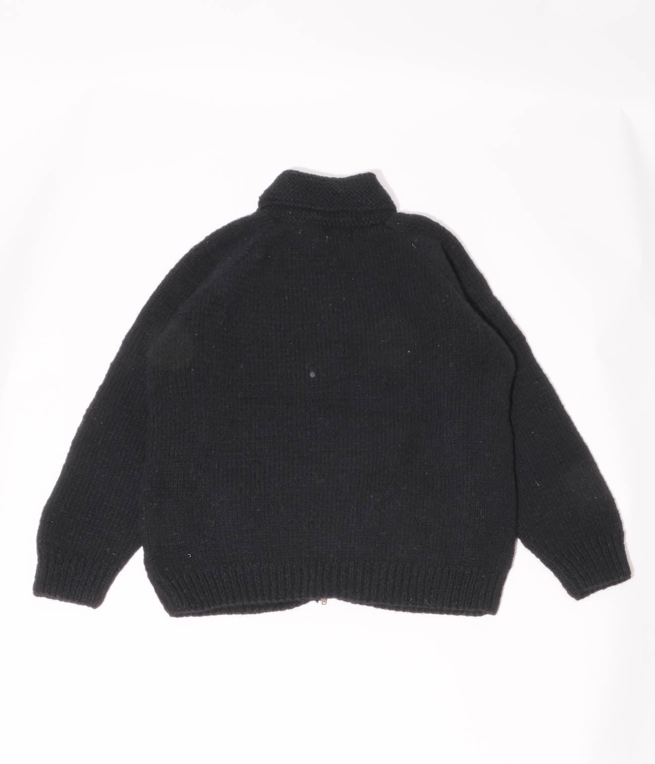 Macmahon Knitting Mills 黒　BLACK MacMahon Knitting Mills 40%OFF Crochet Cardigan - SOLID・BLACK - tity