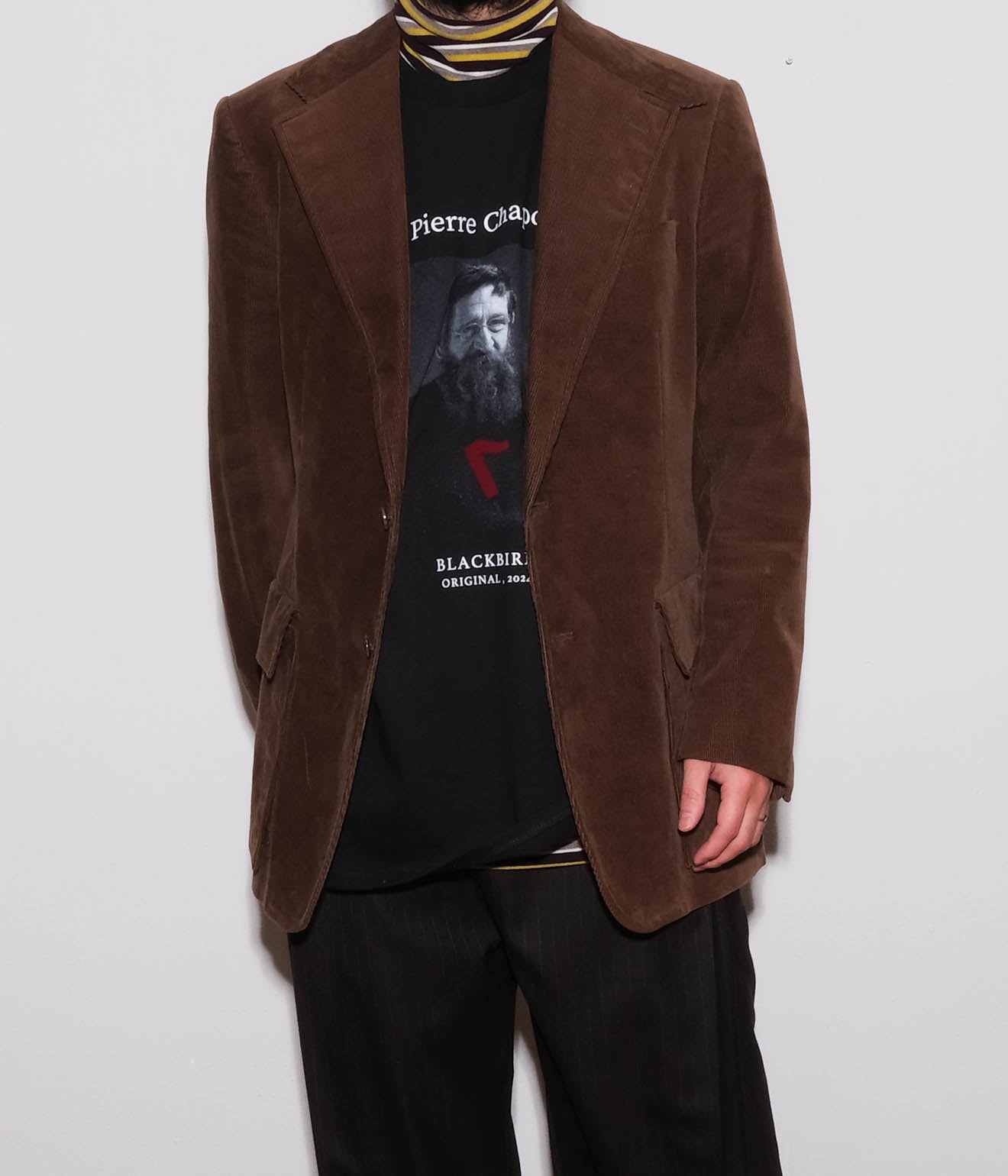 【最終価格】25SS blackbird Pierre chapo サイズ１ BLACKBIRD】short sleeve cutsewn / B-chapo-T01｜kink online shop