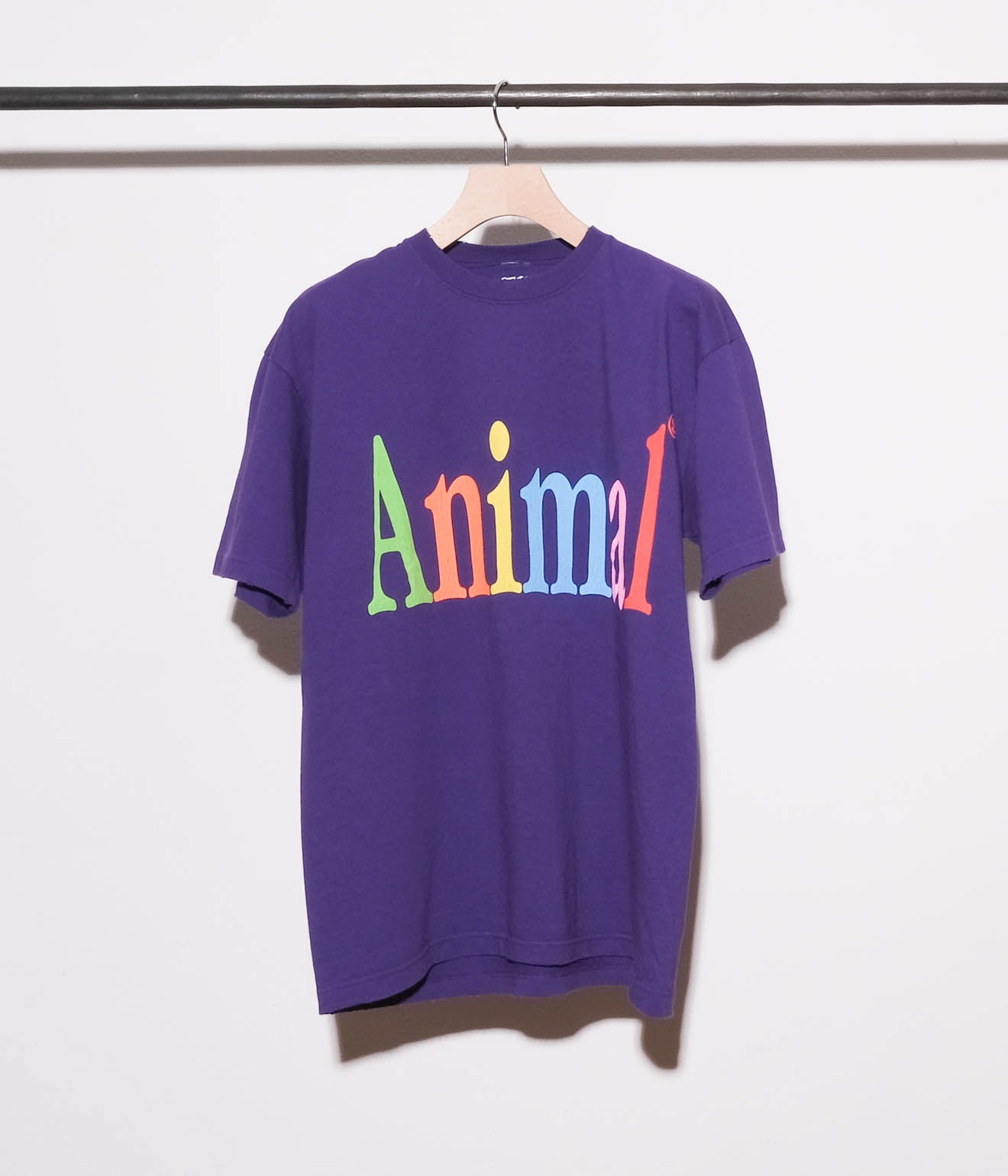 STUDIO WEAREALLANIMALS "Animals Letter S/S T-SHIRT" (Purple)