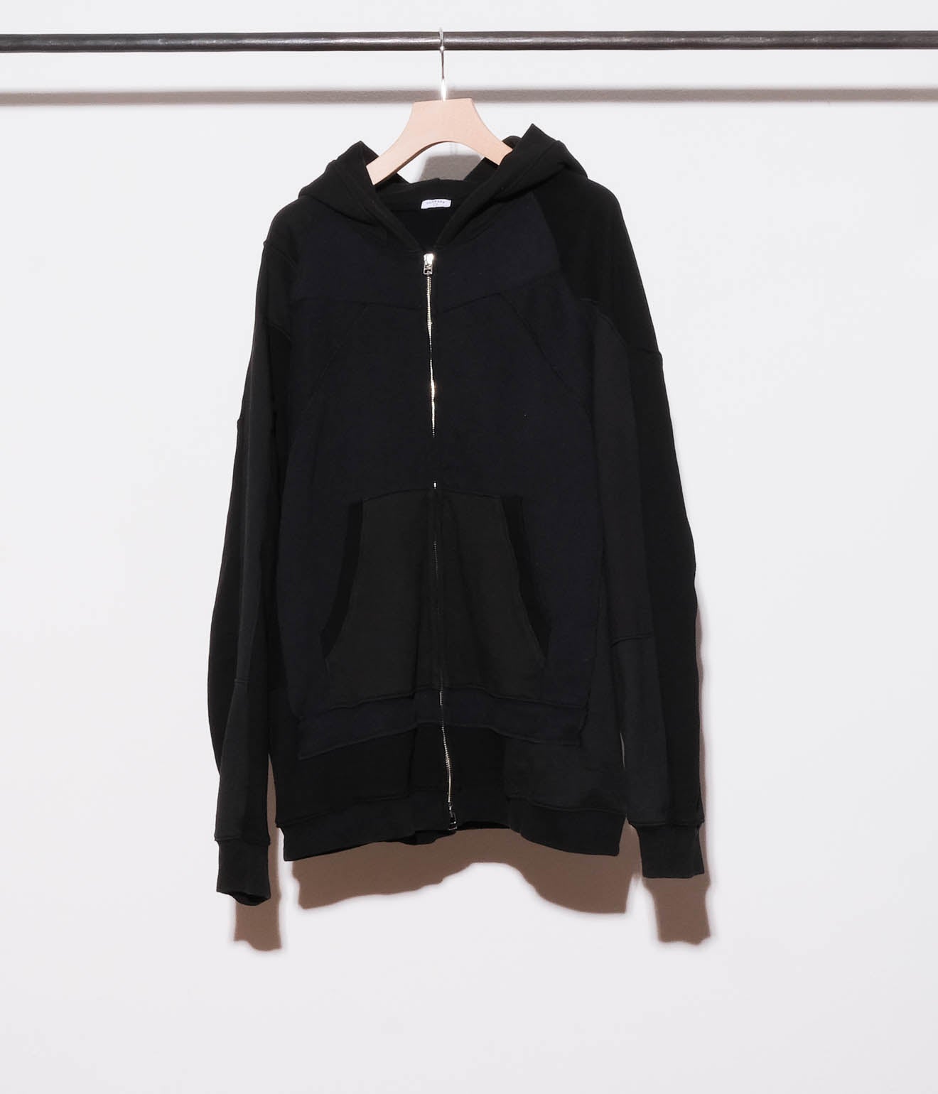 OLDPARK "QUARTET ZIP HOODIE" (Black)