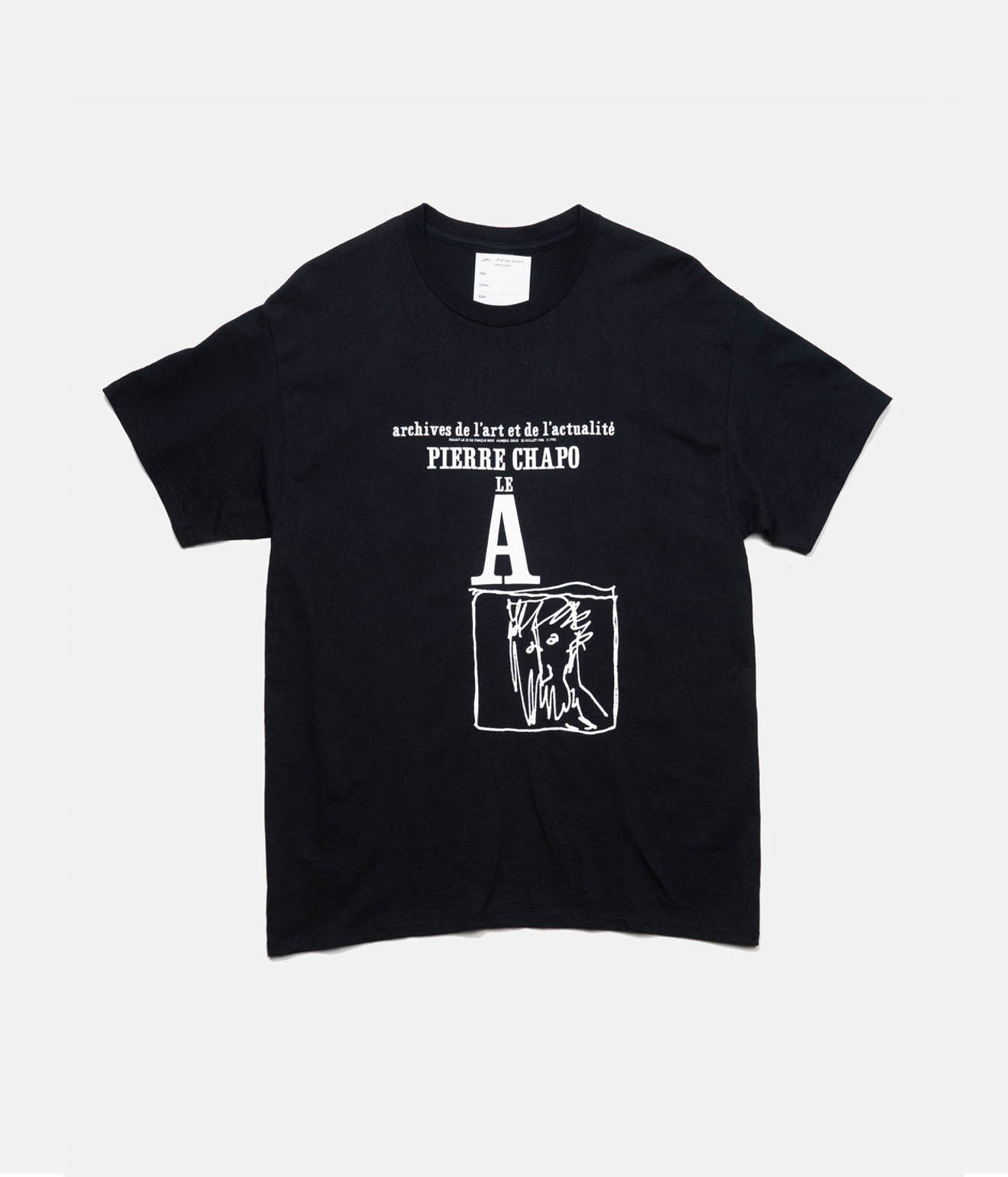 "BLACKBIRD" SHORT SLEEVE CUTSEWN CHAPO 02 (Black)