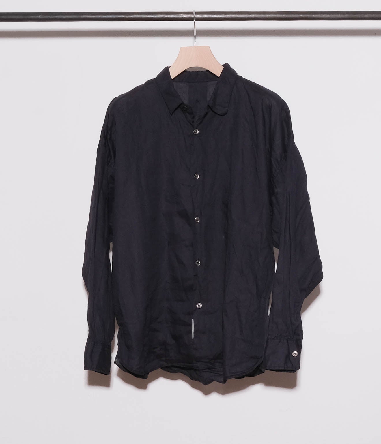 Gurank "Linen Work Shirts" (Navy)