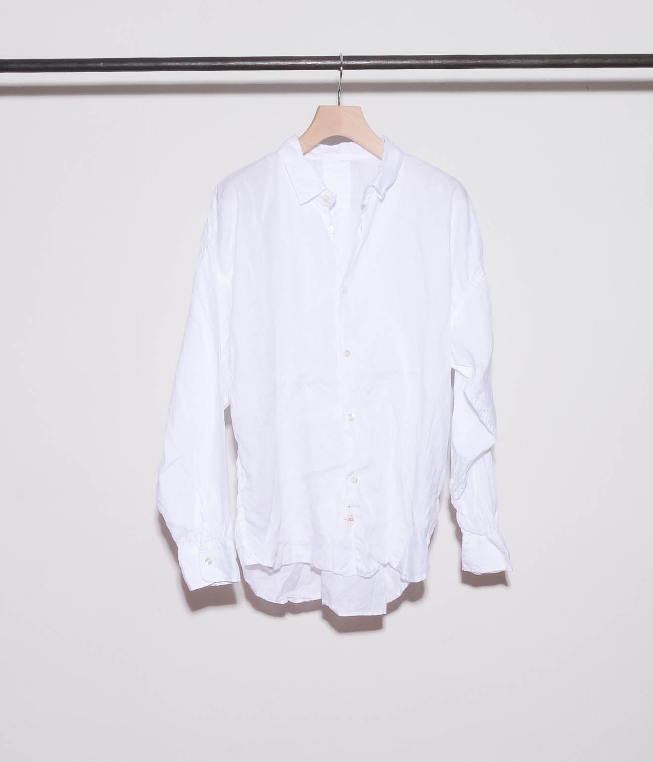 Gurank "Linen Work Shirts" (White)