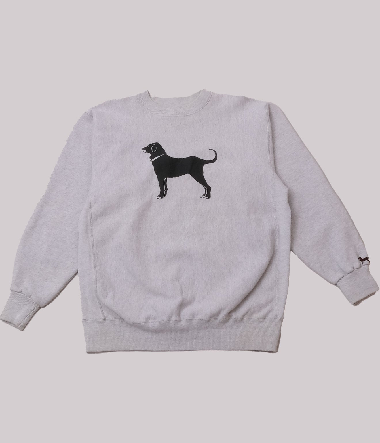 90's The Black Dog Sweatshirt (Grey)