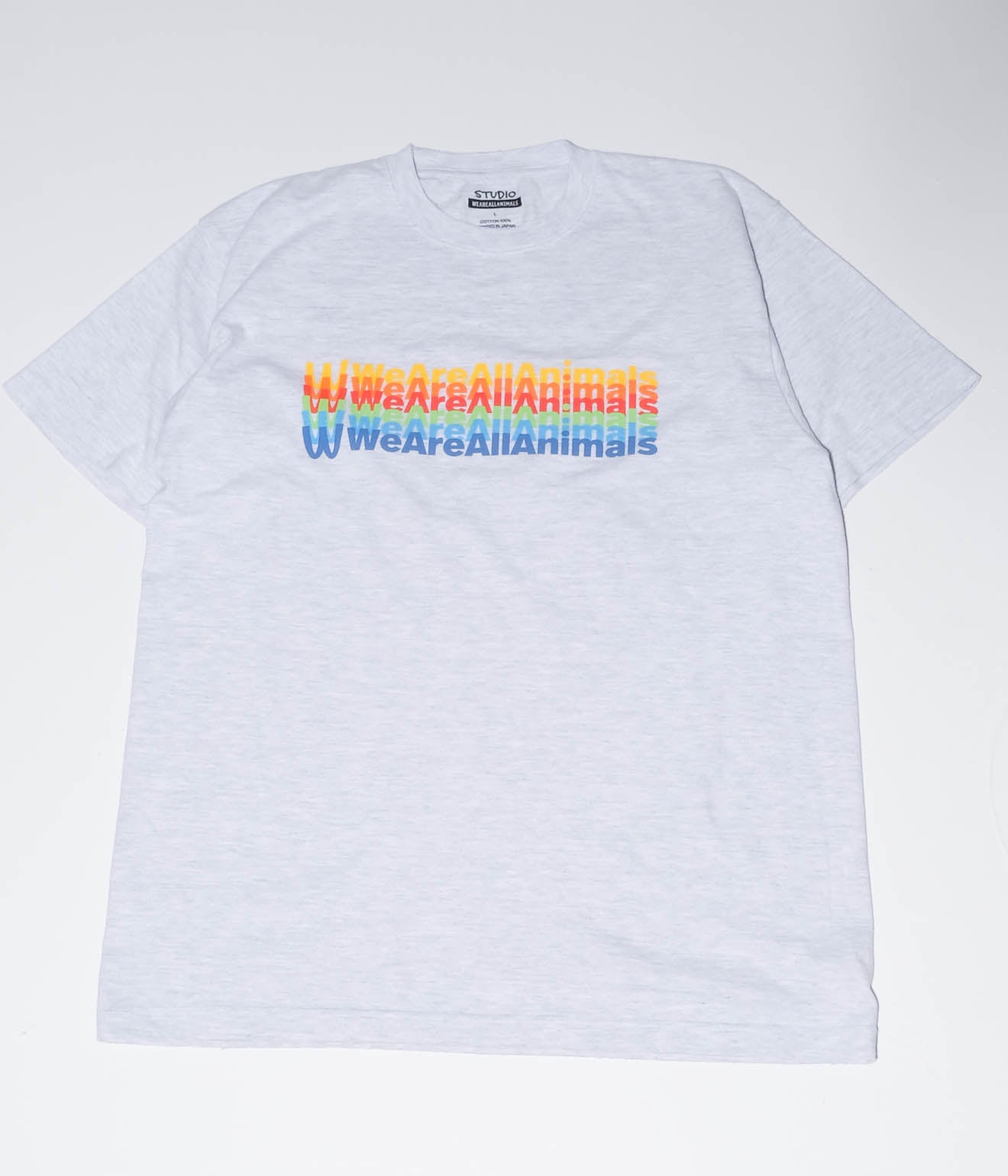 STUDIO WEAREALLANIMALS "Inverted Arch S/S T-SHIRT" (Grey)