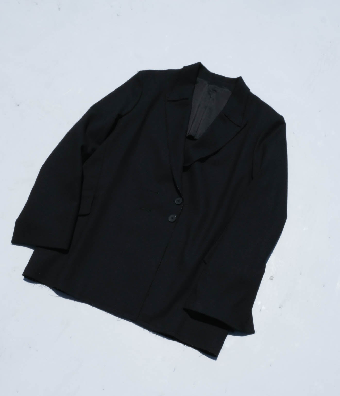 Lea Boberg "R.P.L. BLAZER" (Black Wool Crepe)