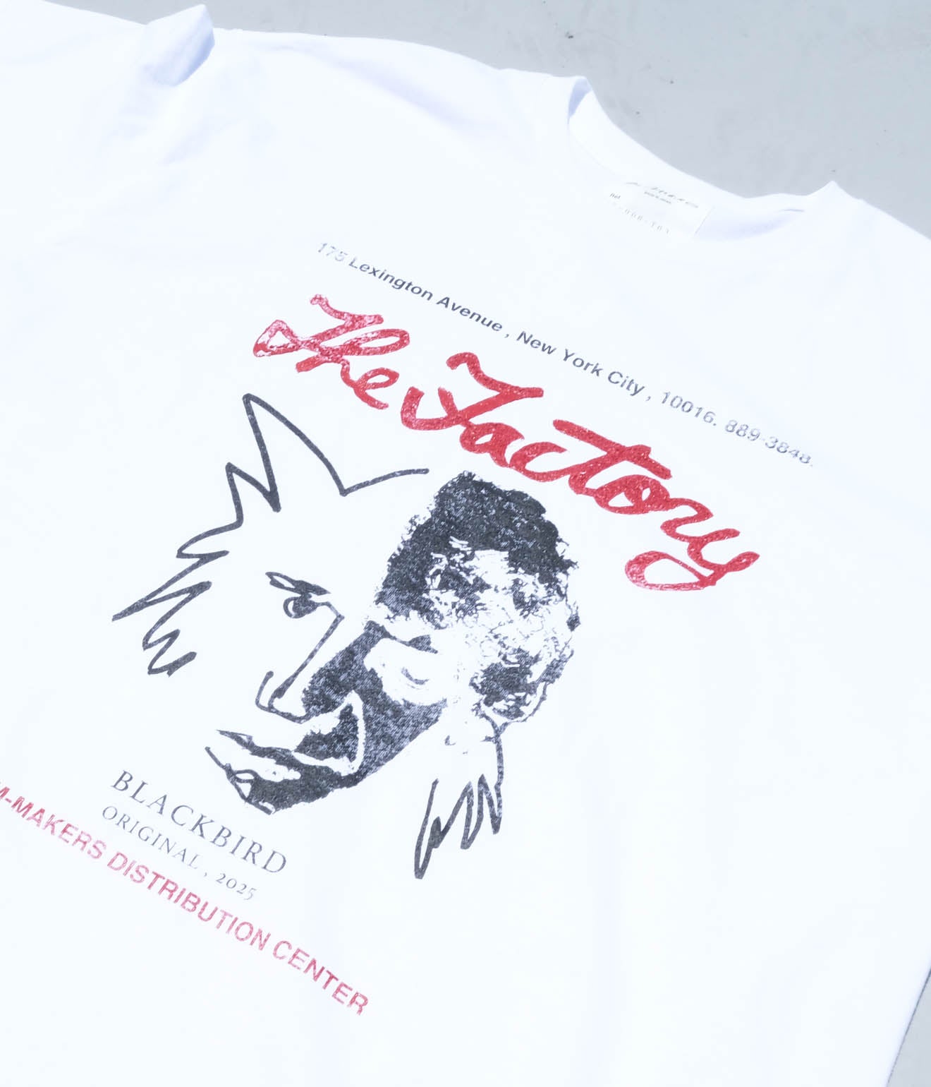 BLACKBIRD "SHORT SLEEVE CUTSEWN 01" (White)