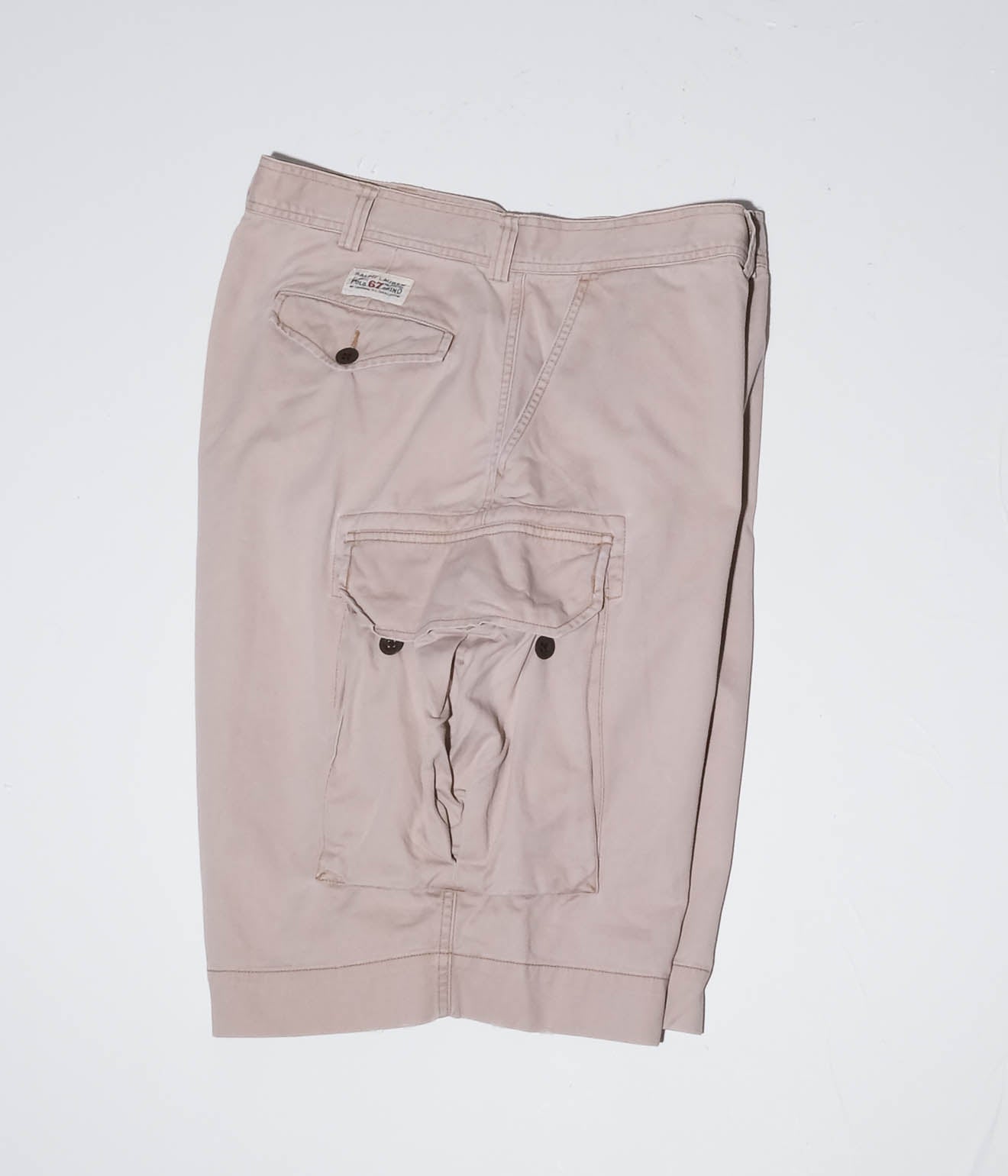 90's Ralph Lauren Cargo Short Pants (Beige)