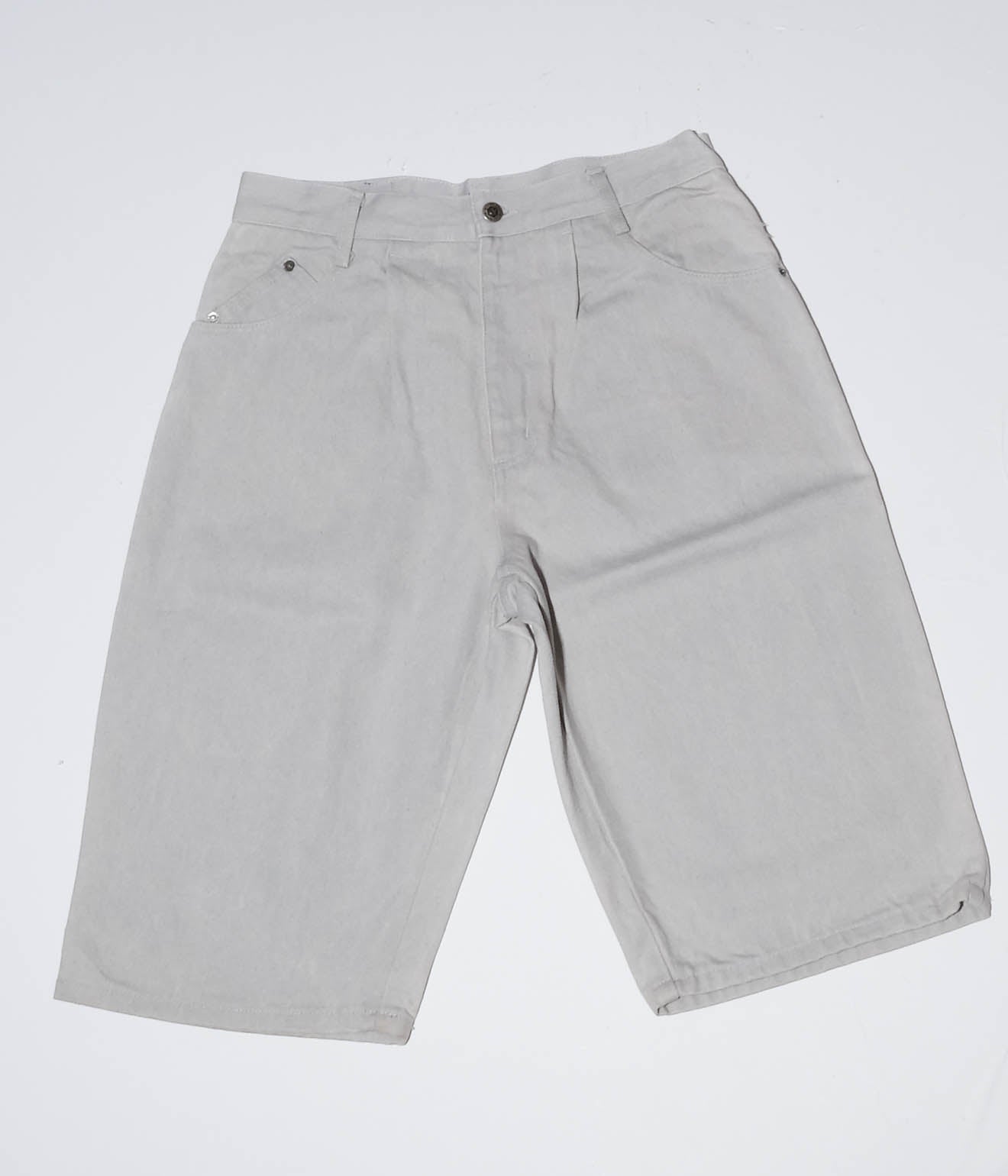 Deadstock 90's RODIN INTERNATIONAL SHORT PANTS (Light Grey)