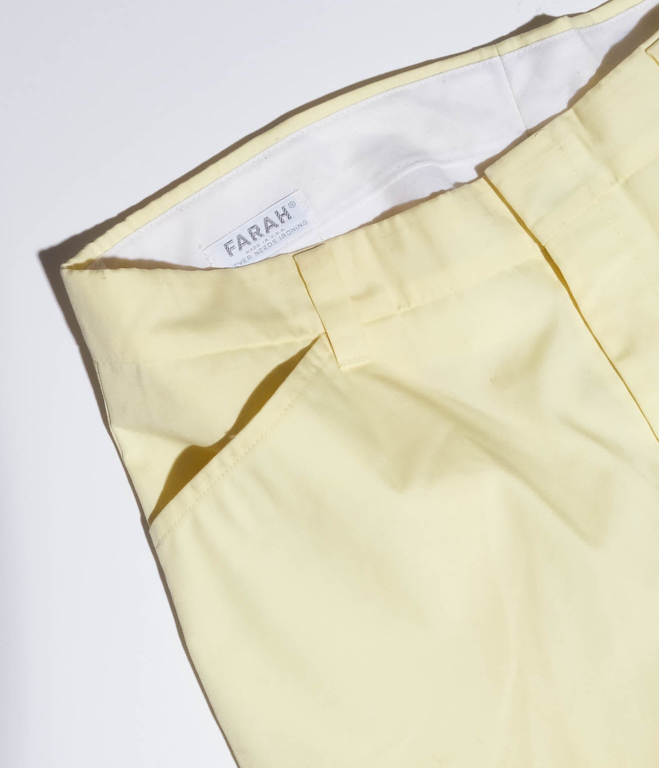 70's FARAH Short Pants (Yellow)