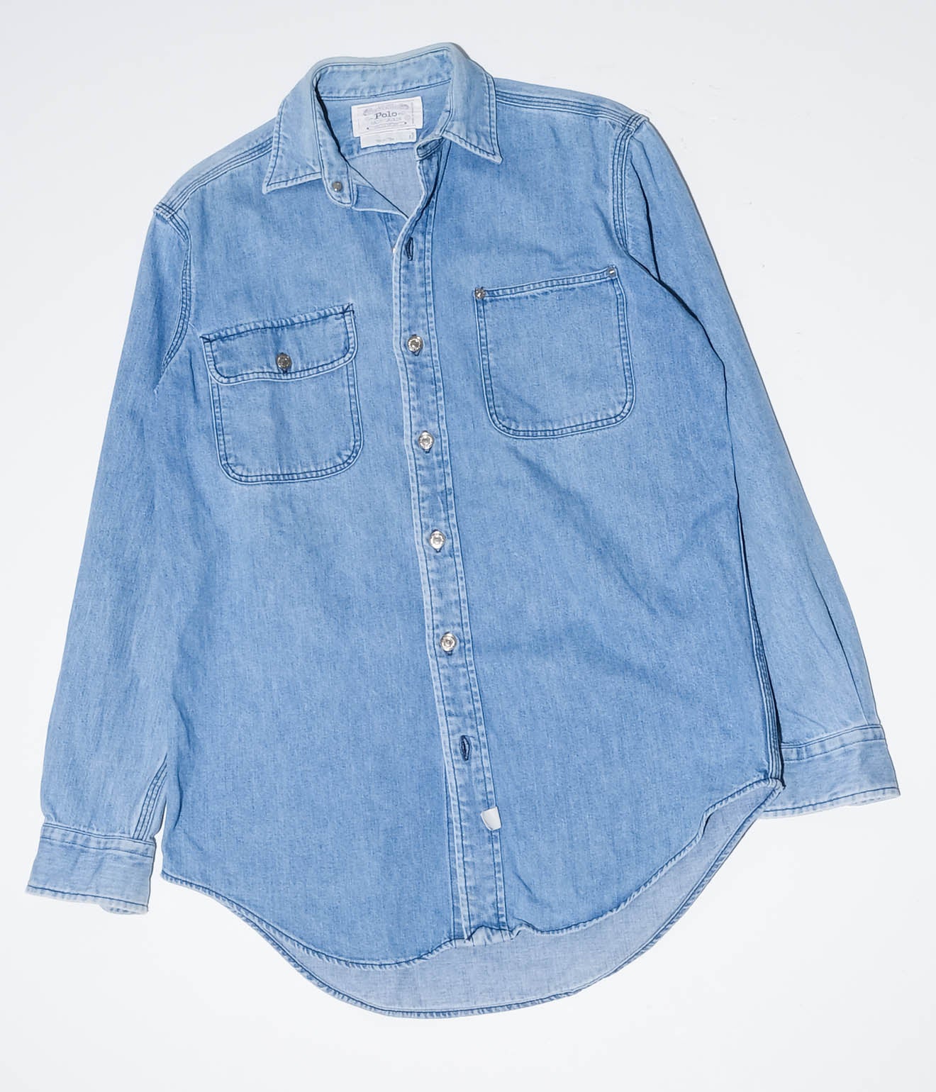 80's Polo Ralph Lauren "Denim Shirt" (Denim)