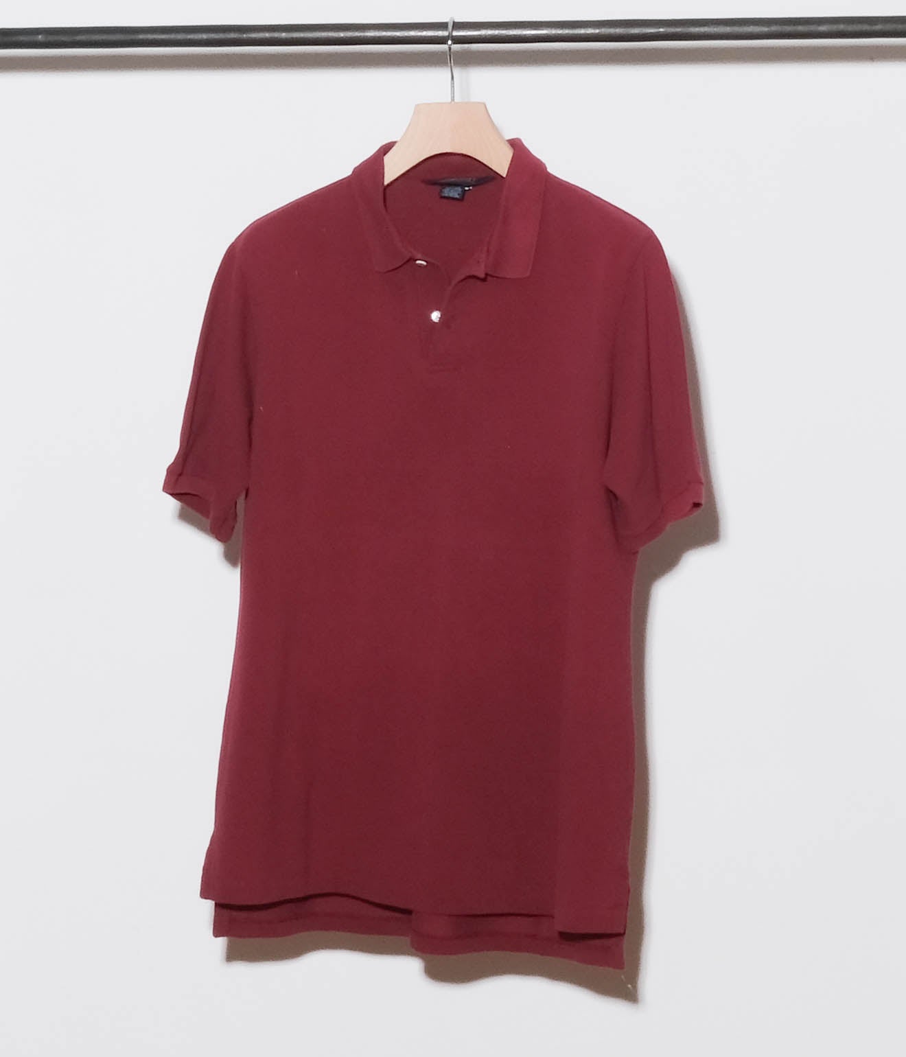 90's LANDS' END Polo Shirt (Red)