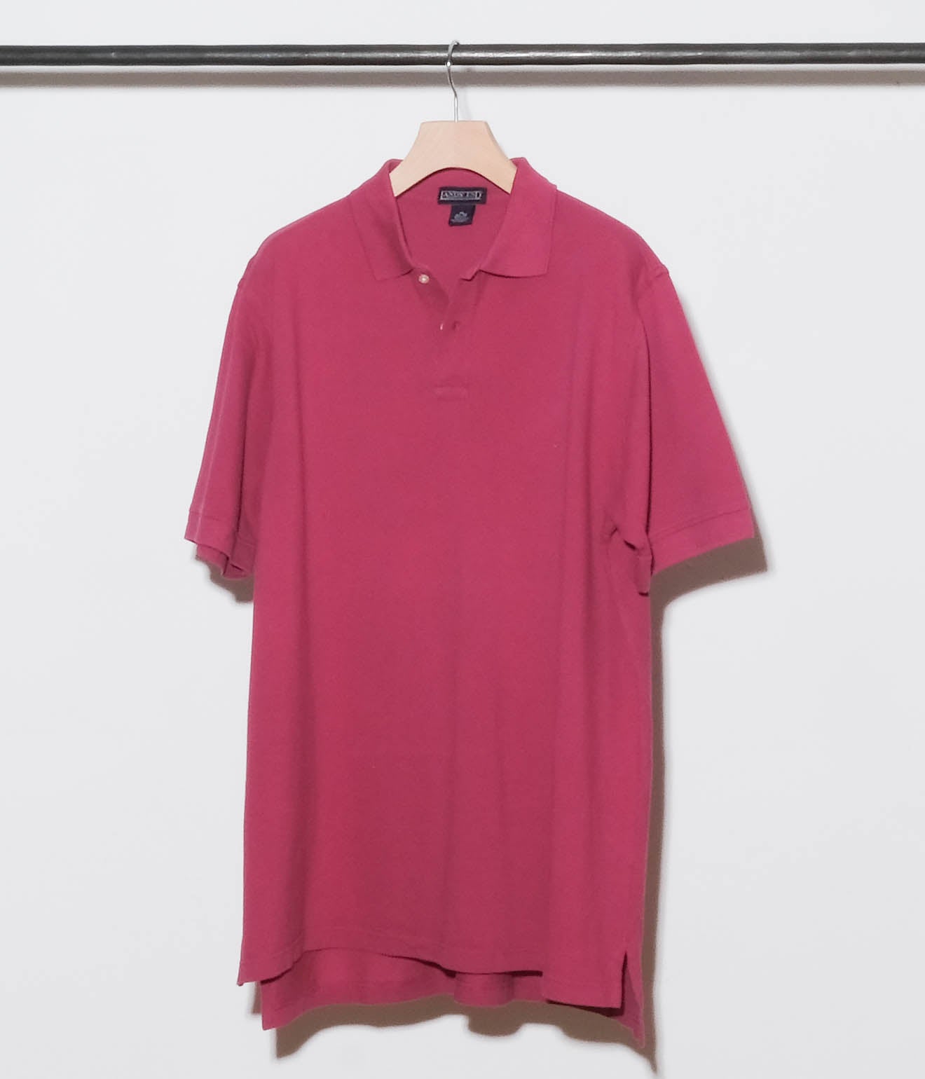 90's LANDS' END Polo Shirt (Pink)