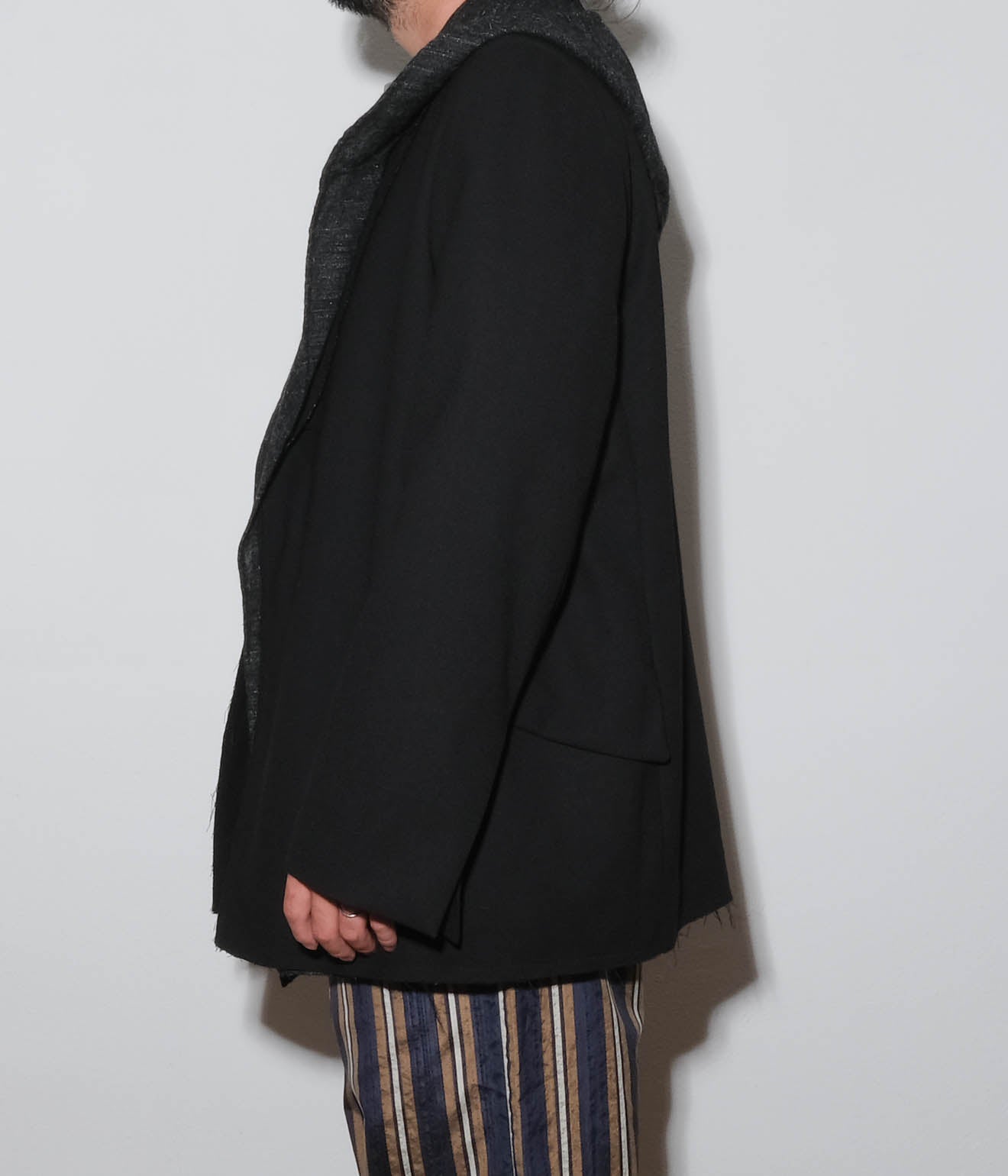 トップス BLACKBIRD kakinoha Ex Hooded Toile Shirt BLACKBIRD 