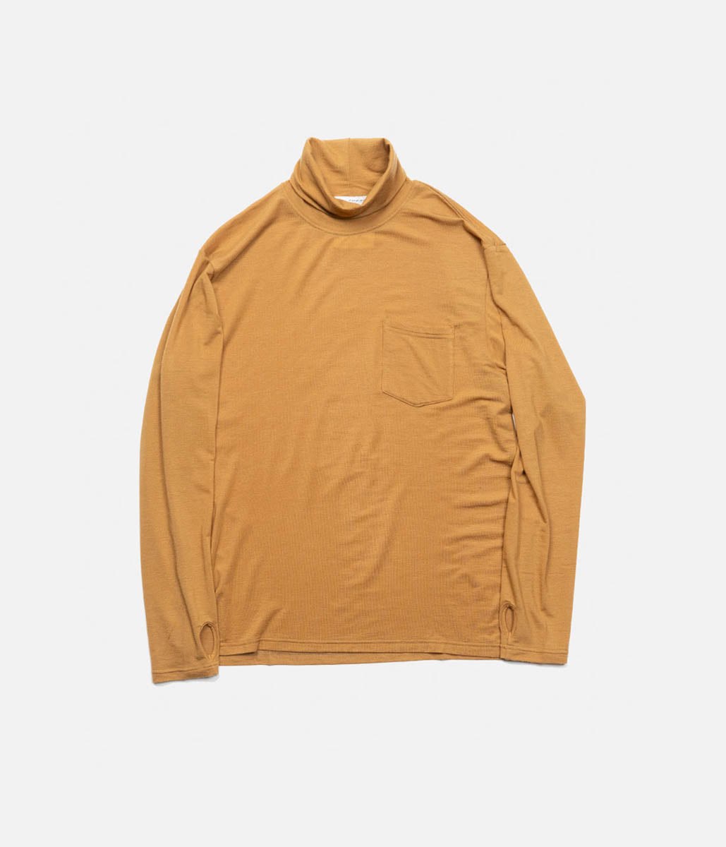 BLACKBIRD "TURTLE NECK LONG SLEEVE CUTSEWN" (Mustard)