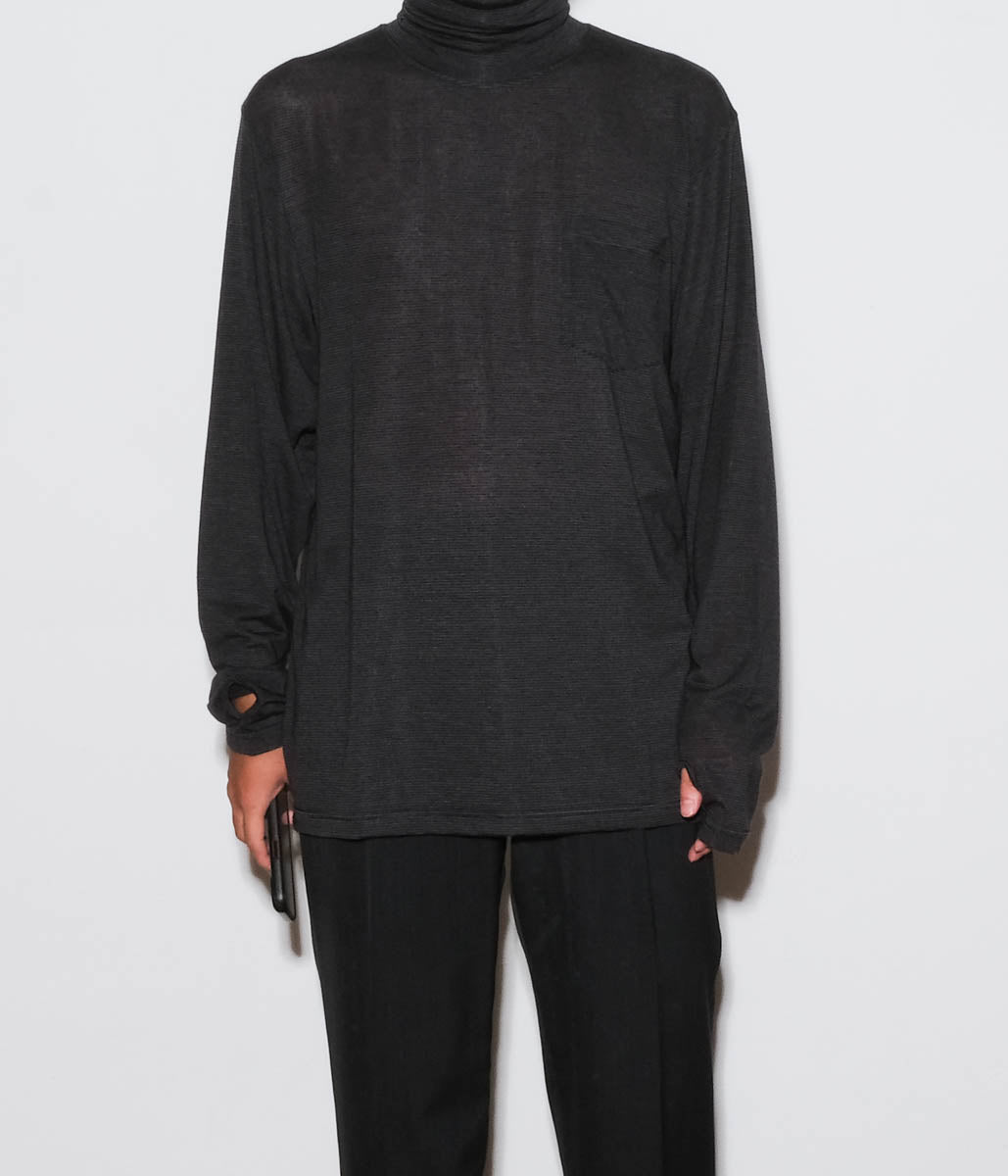 【BLACKBIRD】turtle neck cutsewn BLACKBIRD 