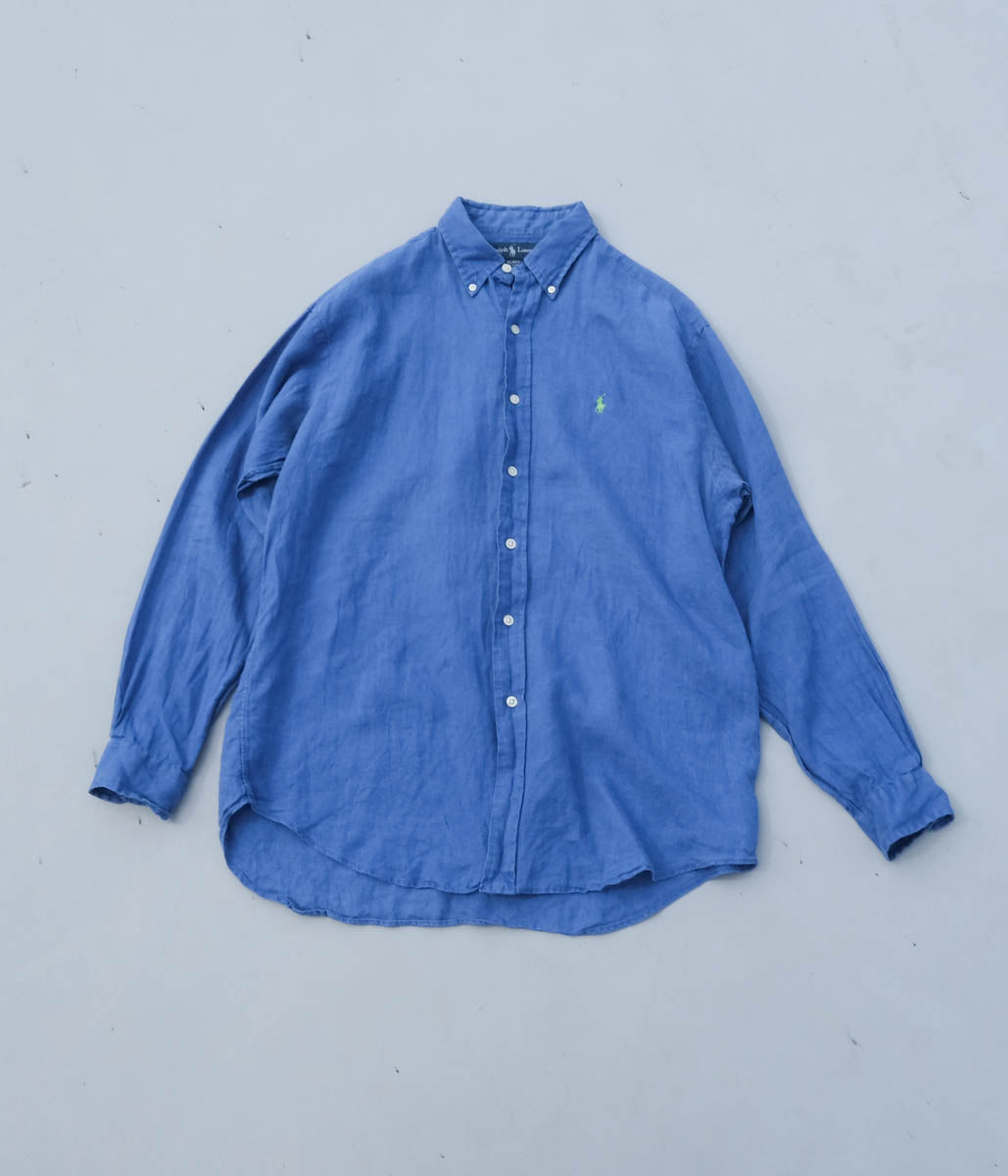 Ralph Lauren "Linen BD Shirt" (Blue)