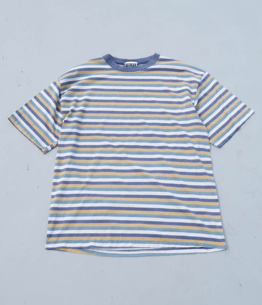 90's STRIPES Border Tee (Multi)
