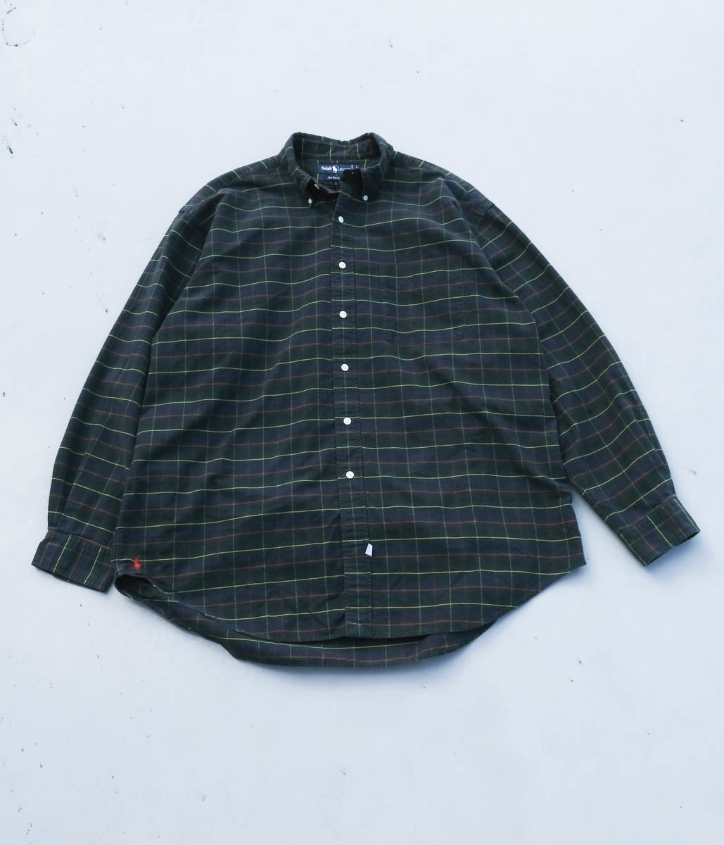 Ralph Lauren "Check BD Shirt" (Green Check)
