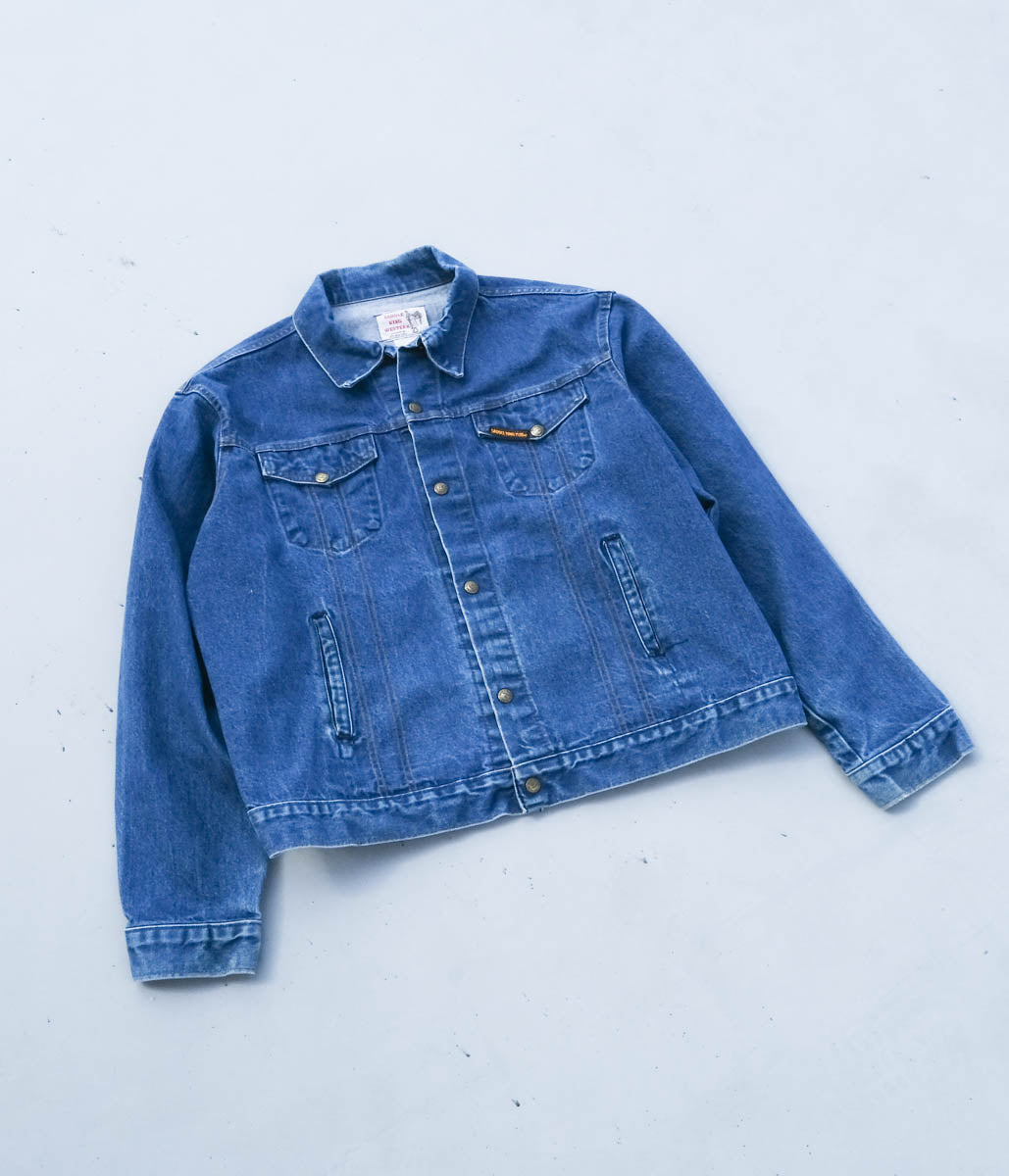 70〜80s KEY SADDLE KING WESTERN "Denim Jacket"