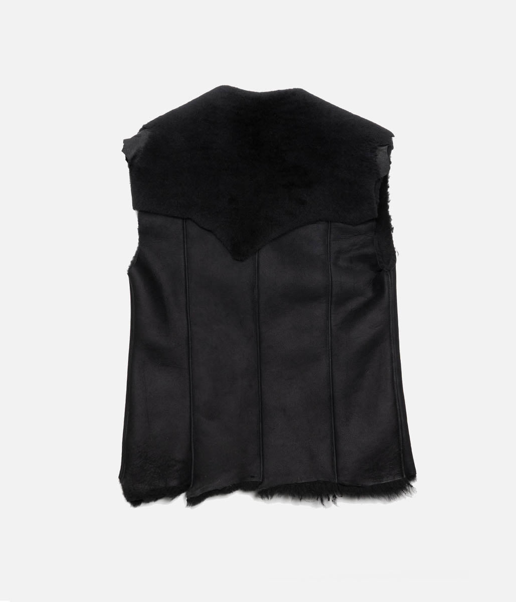 BLACKBIRD - sleeveless mouton 新品1ブラックバード BLACKBIRD – sleeveless mouton jacket – | WHITE ALBUM.