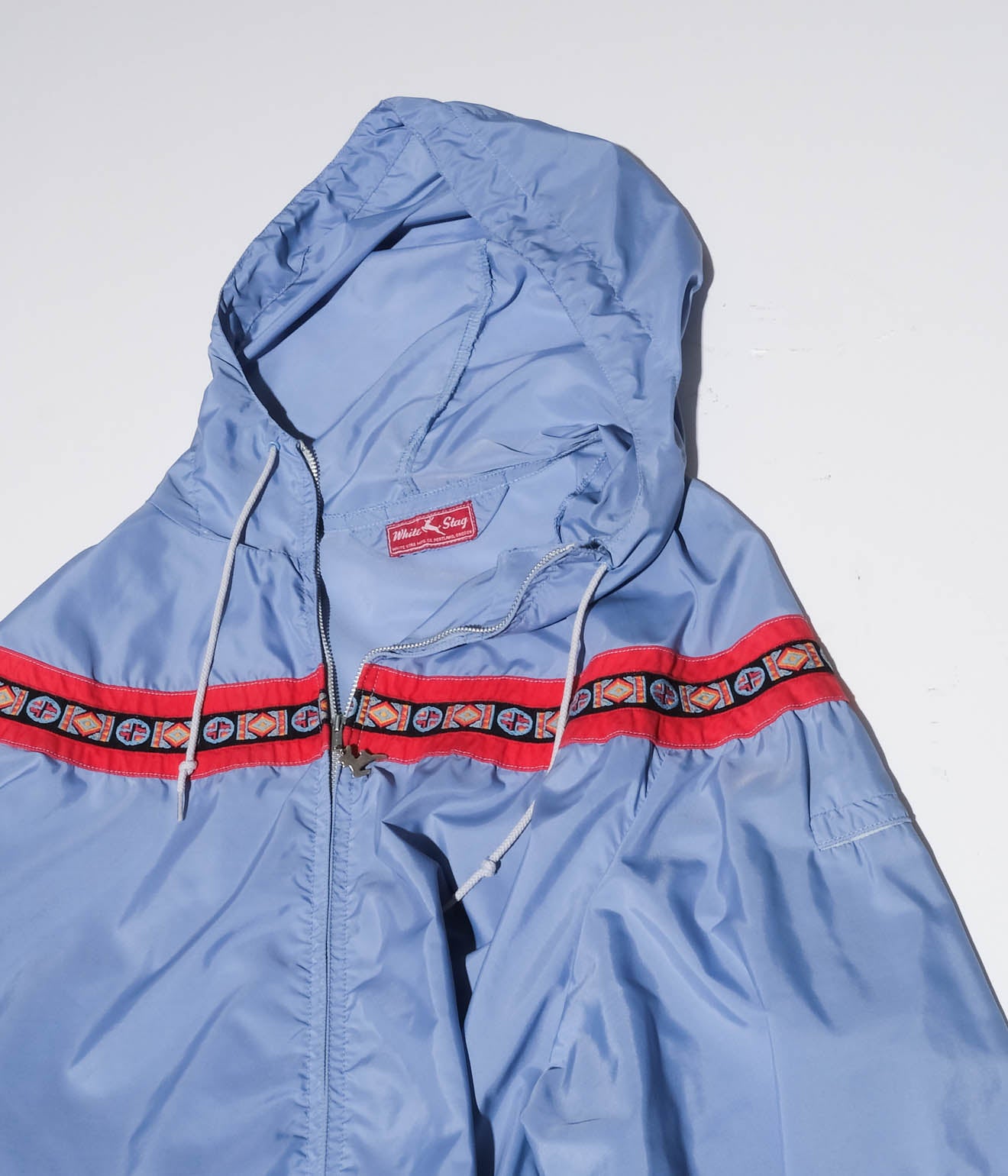 60's White Stag "Tyrolean Pattern Nylon Zip Parka"